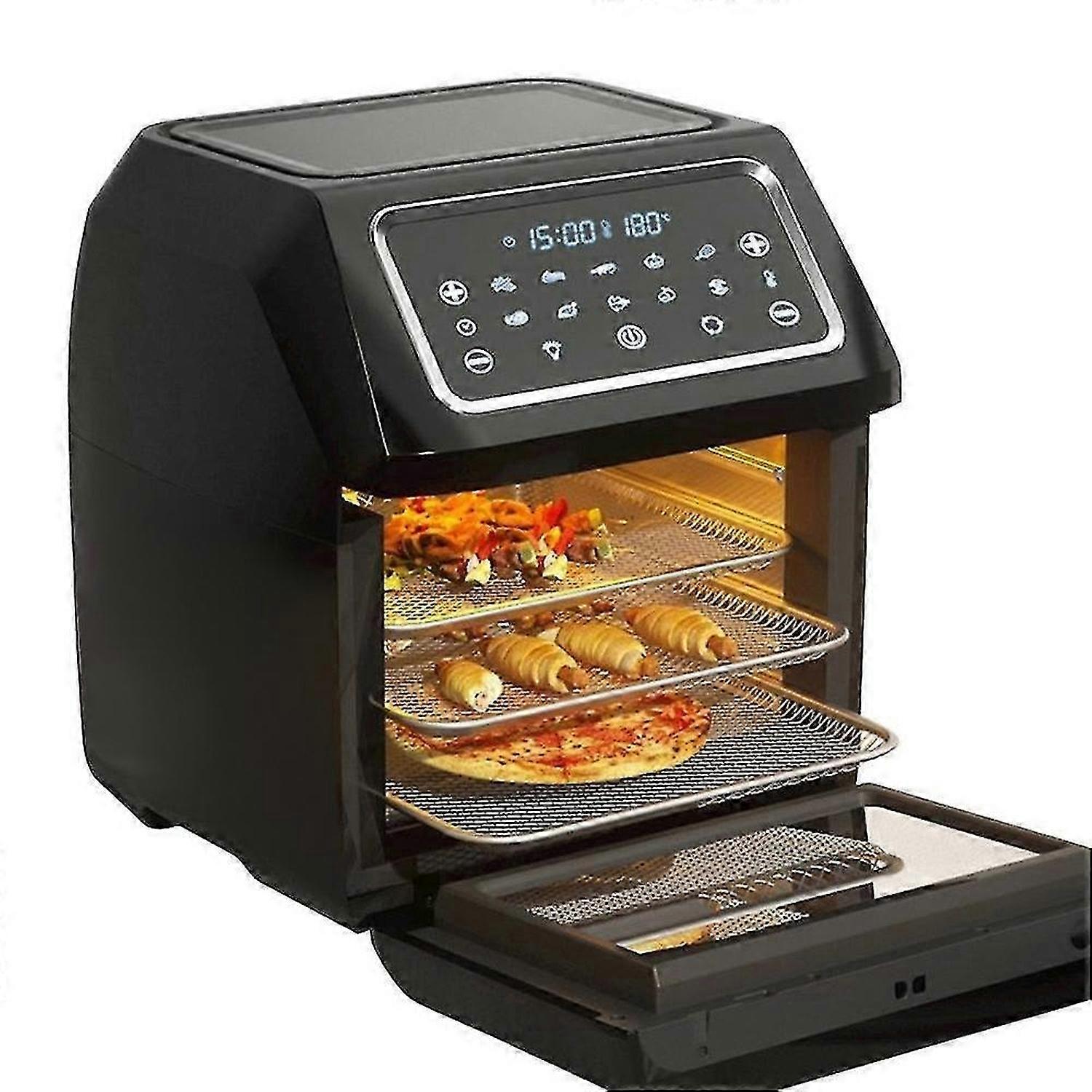 Air Fryer Fully Automatic Intelligent Visual 12L Large Capacity 1800W High Power Multiple Function E
