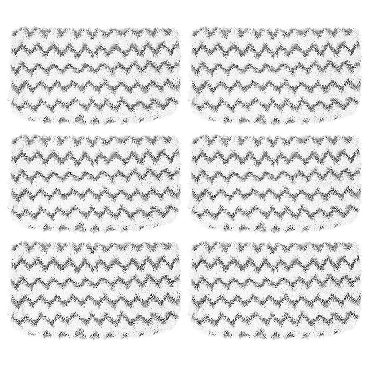 6PCS Steam Mop Replacement Pads for Steam Mops S1000/S1000A/S1000C/S1000WM/S1001C