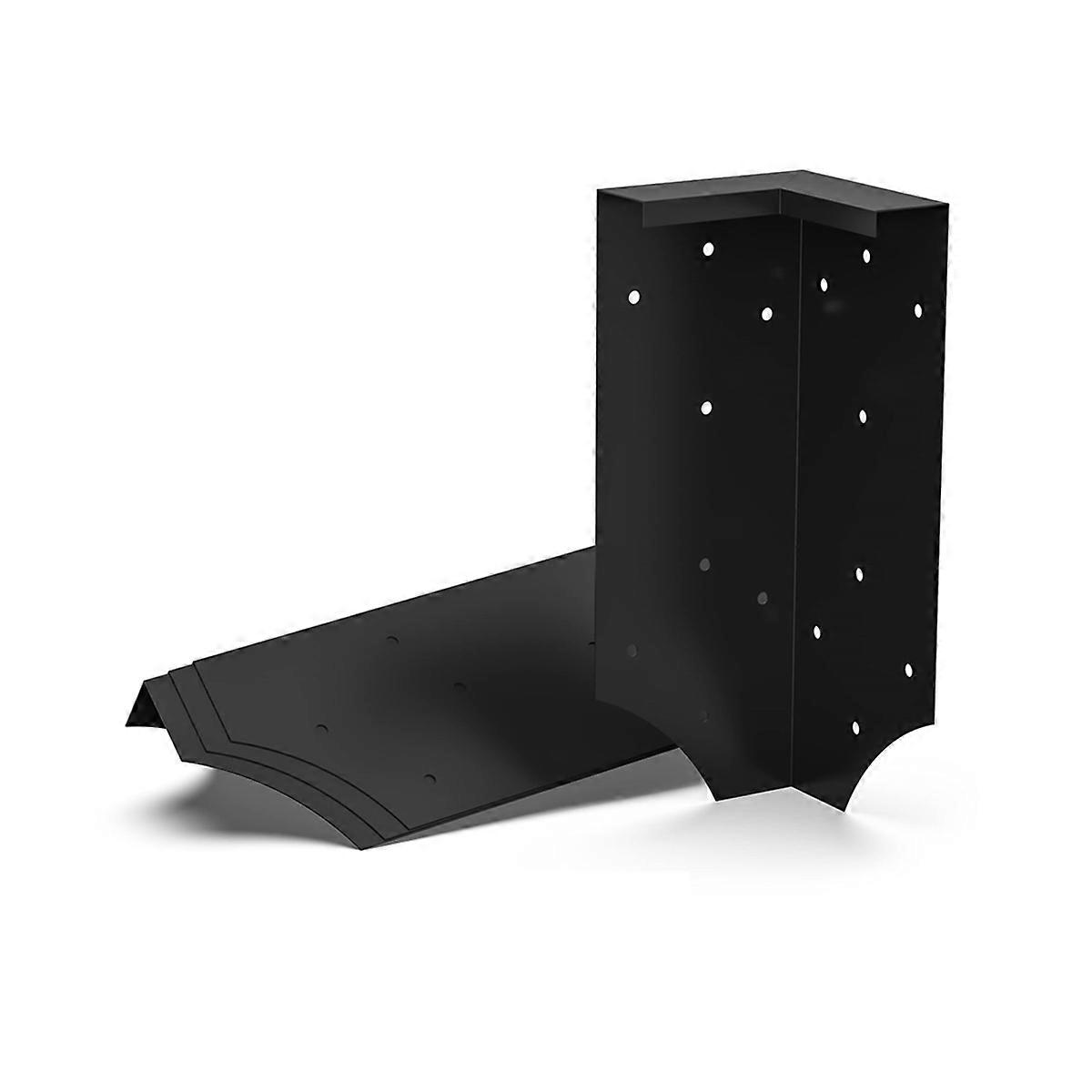 Raised Garden Bed Corner Brackets with Securing Lip Fits Lumber