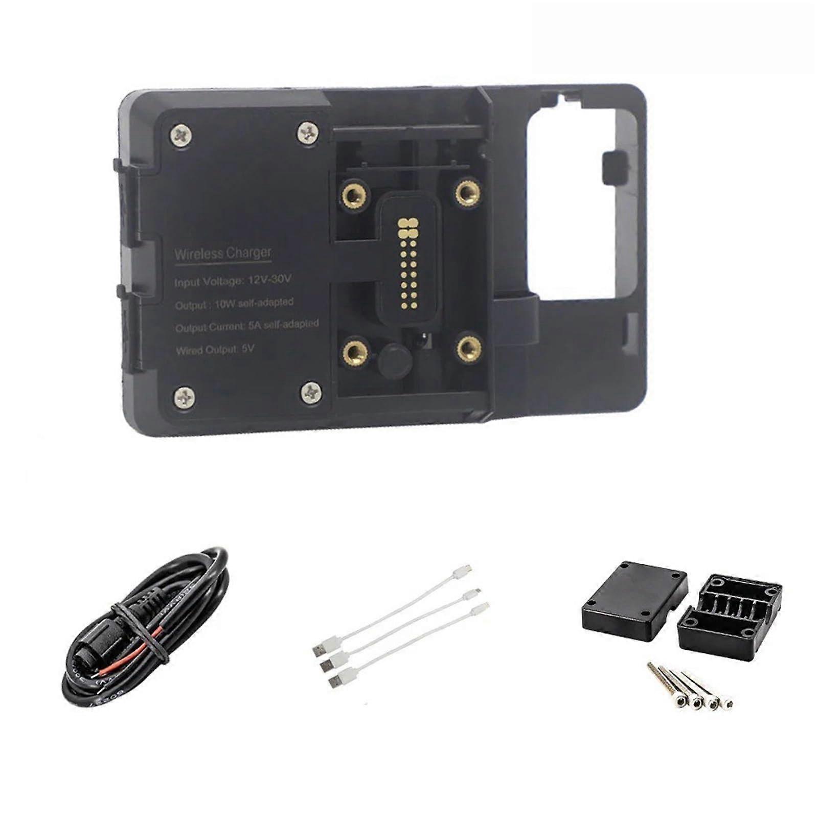 Navigation Holder For XMAX XMAX 300 NMAX 125/155 Motorcycle Wireless USB Charging Port Phone GPS Bracket Mount 22mm