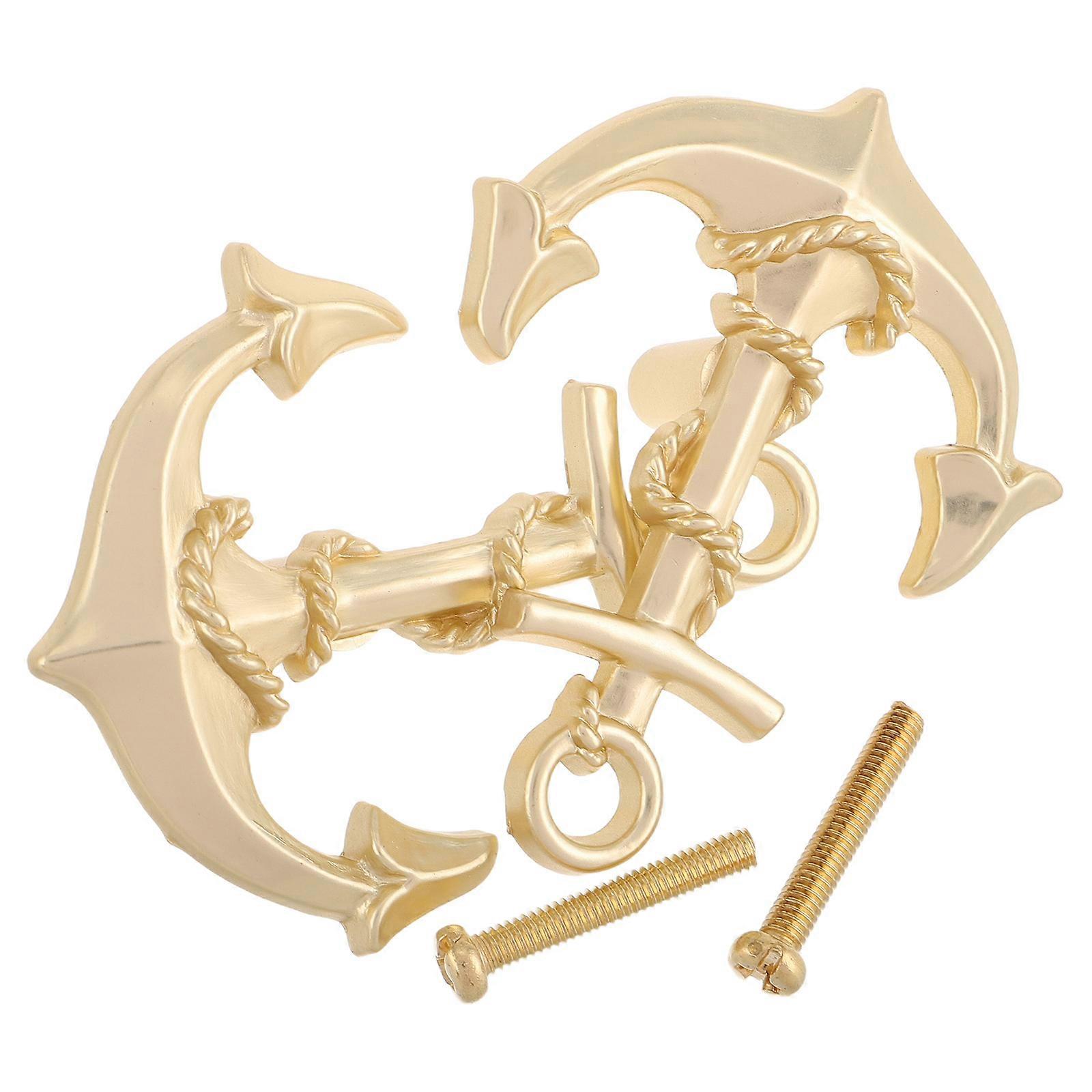 Decorative Cabinet Handles Vintage Style Drawer Knob Set 6Pcs
