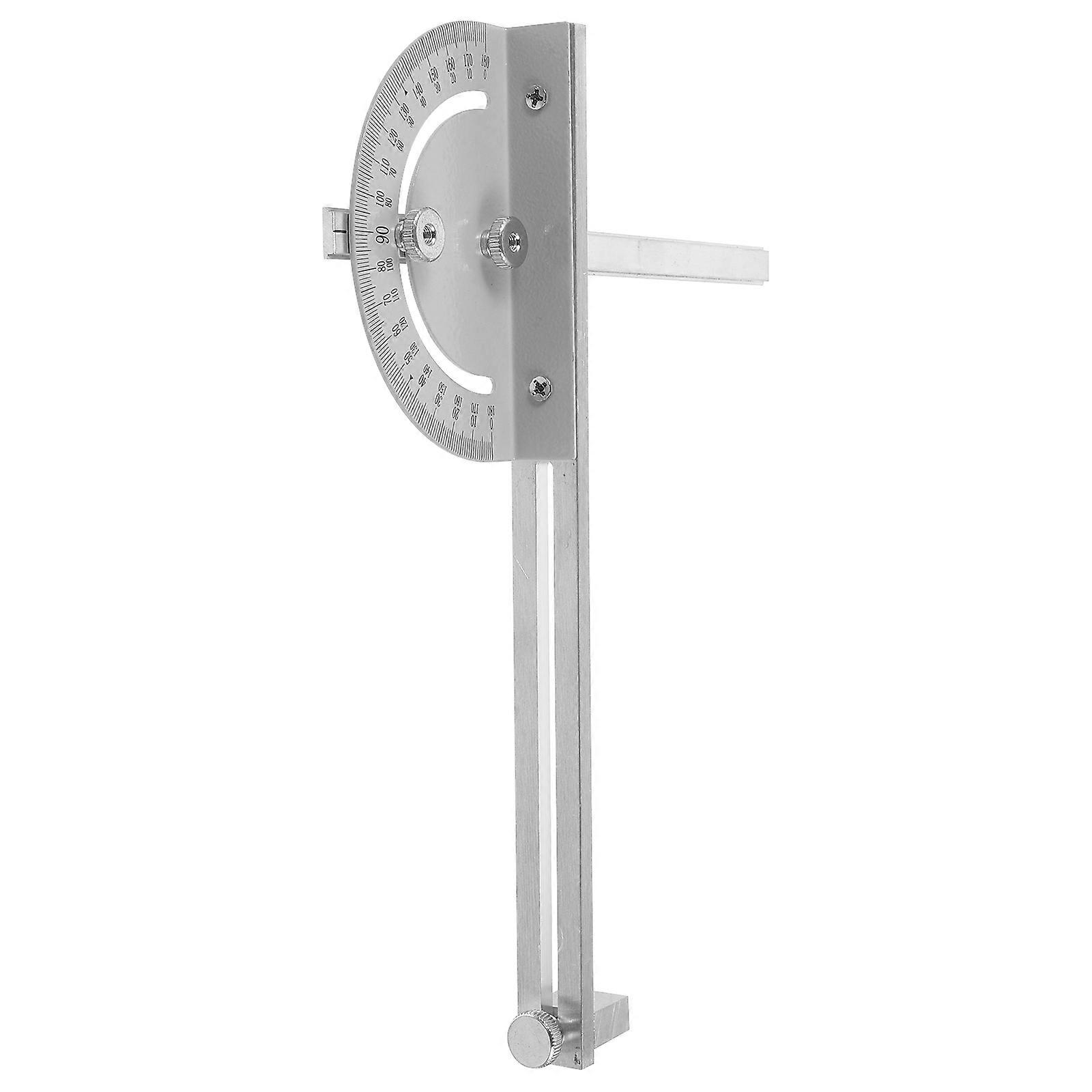 Table Saw Fence Miter Gauge Angle Measuring Use 2Pcs Metal Silver