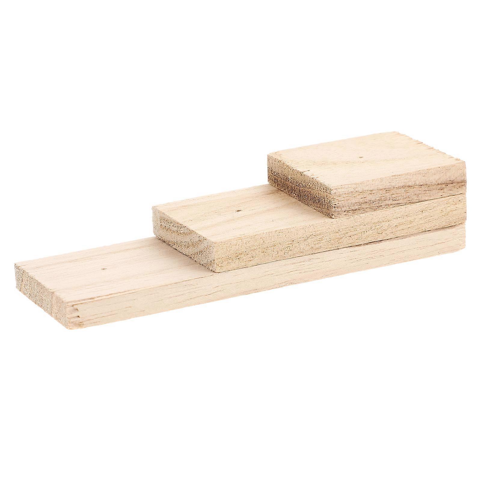 Insect Specimen Display Stand Wooden Pinning for 3Pcs Collection