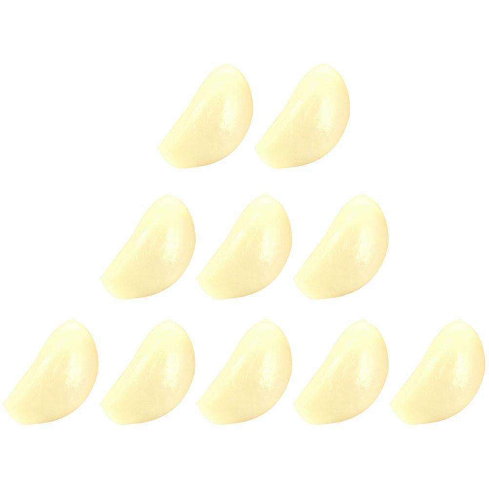 Garlic Flakes Decor Model for Decor 20Pcs Lifelike PVC Artificial Vegetables