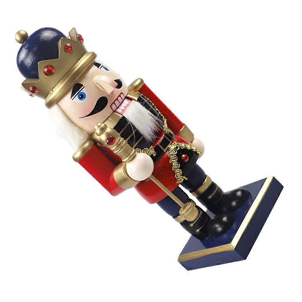 Christmas Nutcracker Wood Craft for Decoration with 2Pcs