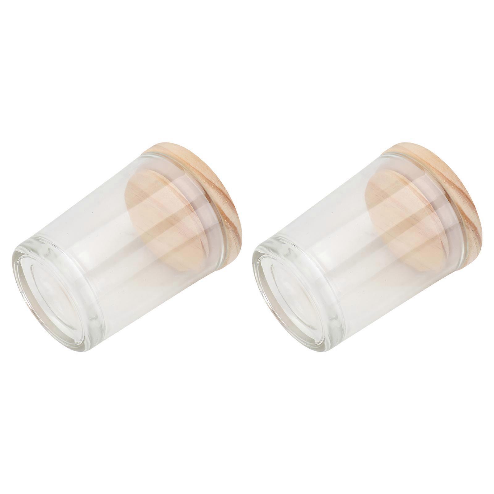 Glass Candle Can for DIY Candle Making with Aromatherapy 6Pcs