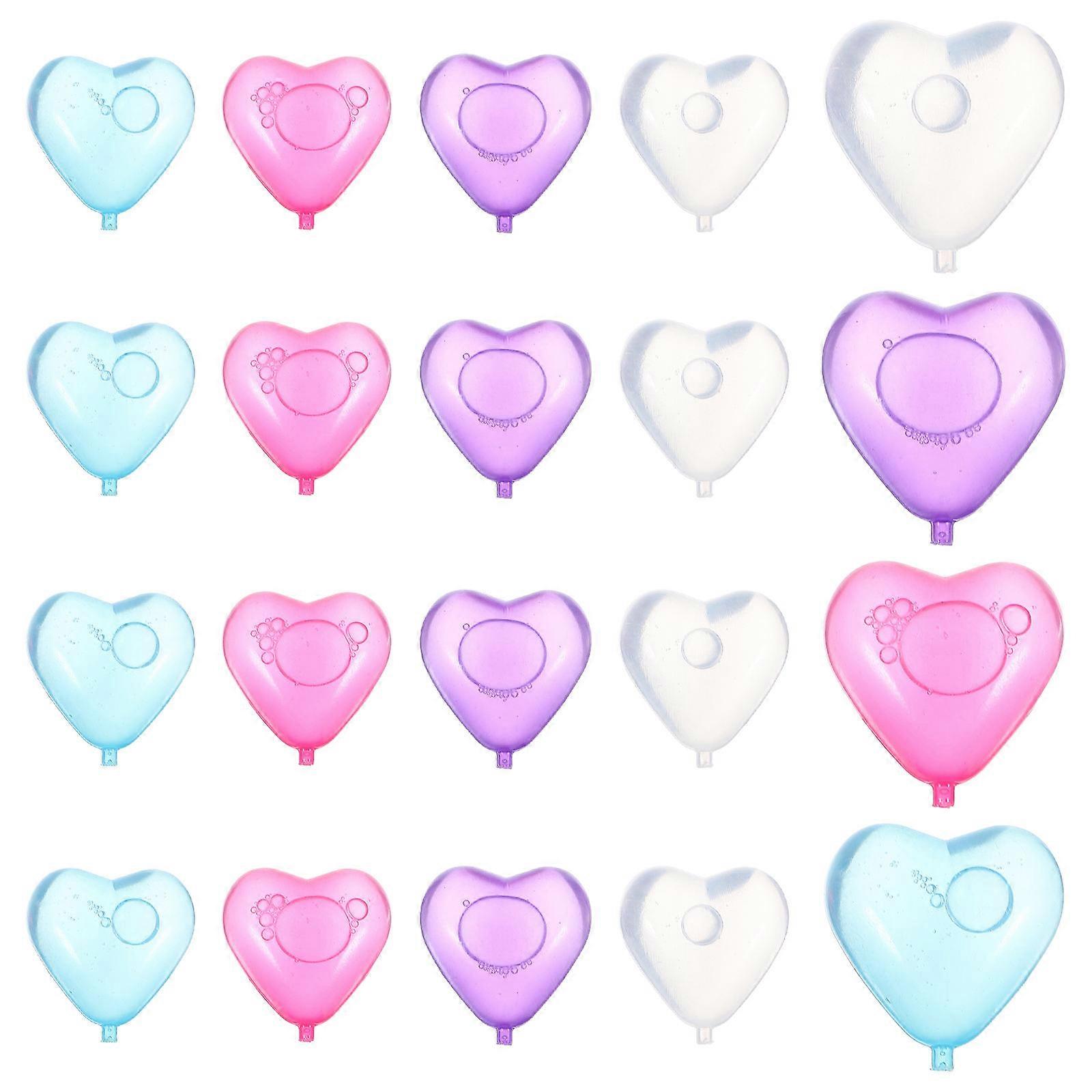 Reusable Ice Cubes Heart Shaped Ice Cubes for Drinks 100Pcs Set