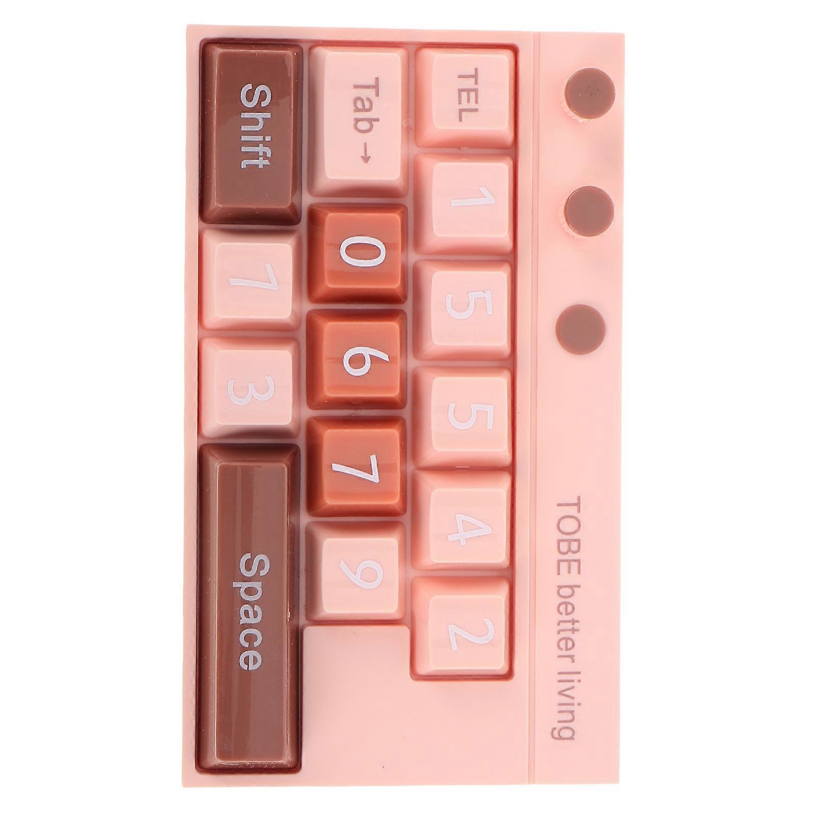 Pink Temporary Parking Number Display Plate Phone Sign Dashboard 4Pcs