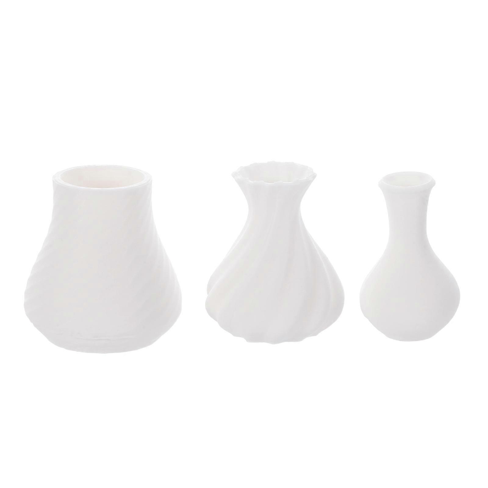 Miniature Vases for Flowers Miniature Art Vases for Decoration 9Pcs Set