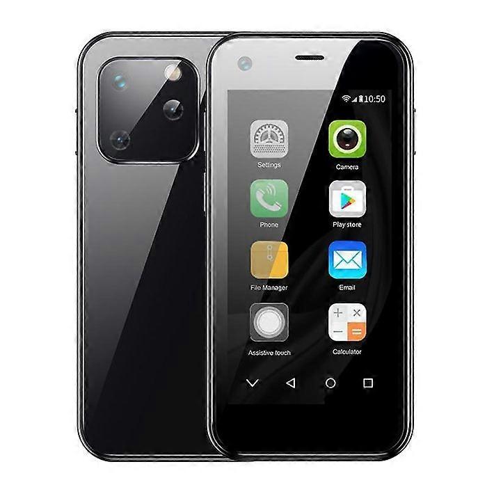 Mini Smartphone Tamanho Pequeno 2.5 Polegadas 3G Dual SIM Câmera 5MP Android 6.0 Branco Preto YONIS