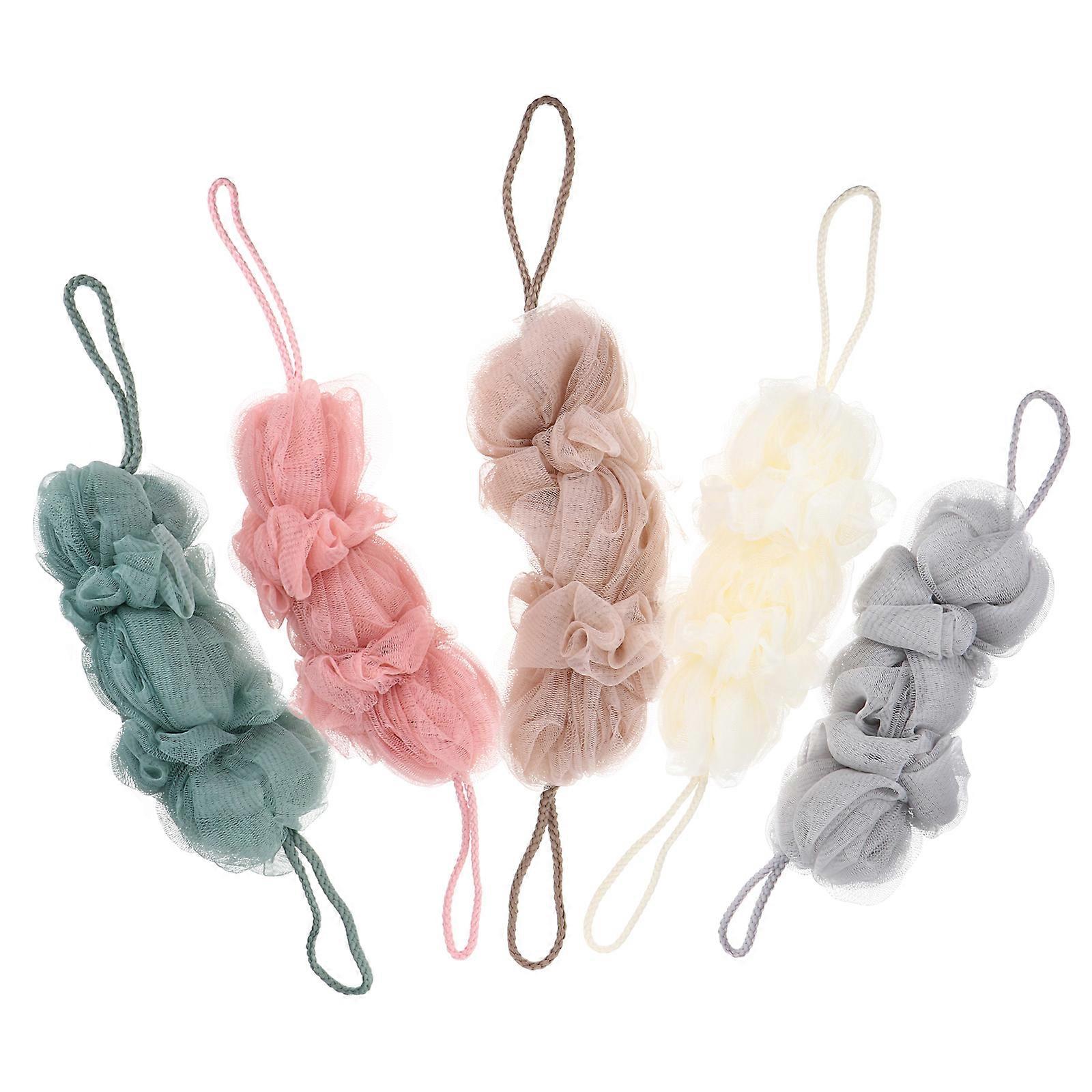Bath Towels Long Strip Bath Flowers for Bathing Use 15Pcs Assorted Color