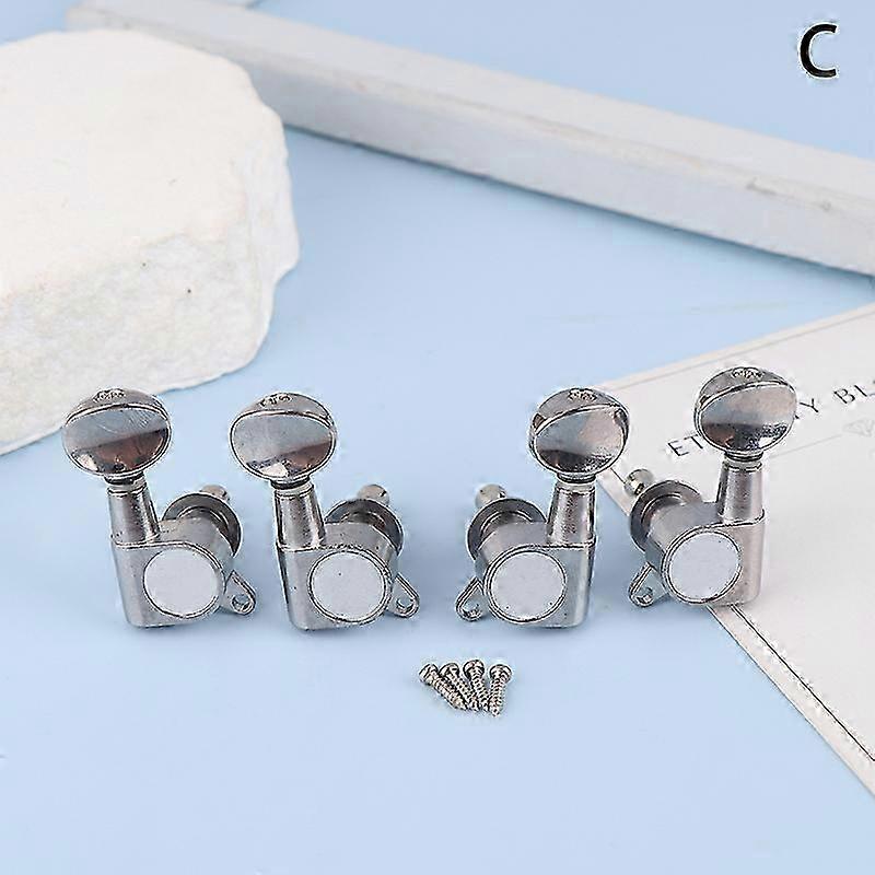 2025 4Pcs Ukulele Tuning Peg Uke Knobs Tuners Machine Heads Tuning Key For 4 String Ukelele Folk Guitar DIY Making Repair Parts