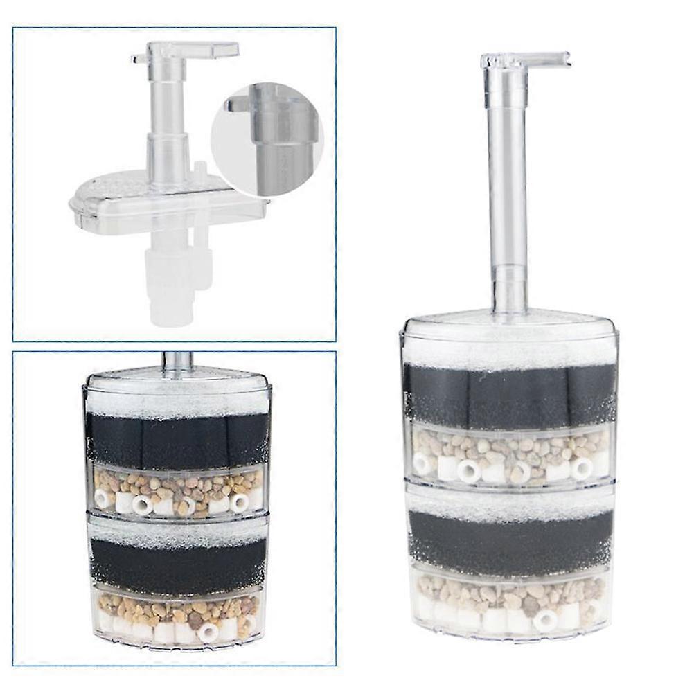 Aquarium Corner Filter With Filtration For Nano Fish Tank Enthusiasts In 15 X 8 X 8 Cm Size 2Pcs