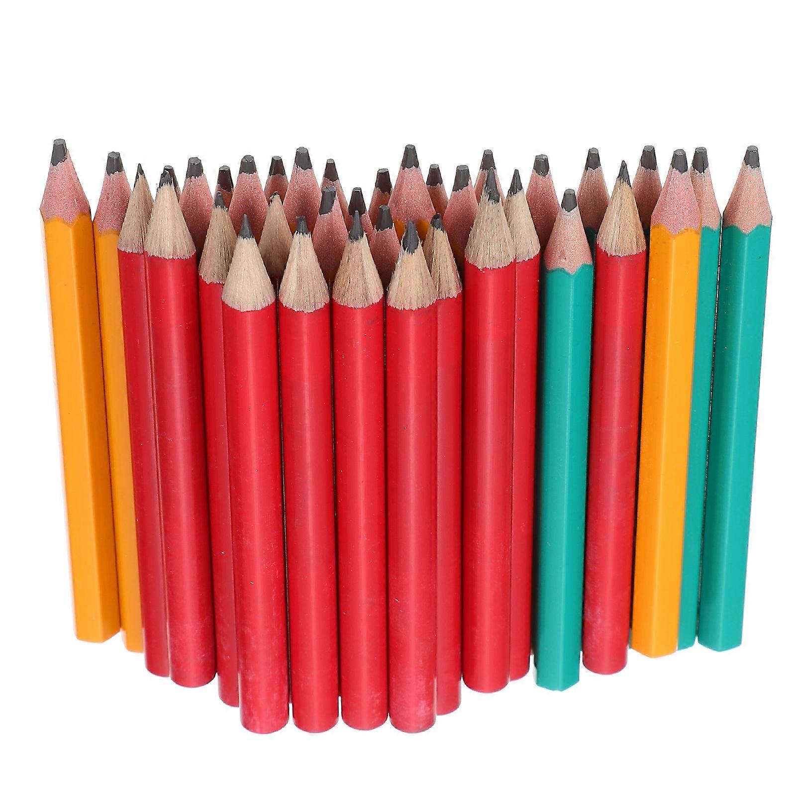 Children Writing Pencils 324 Pcs Assorted Color Short Pencils Suitable For Artists And Teachers Drafting