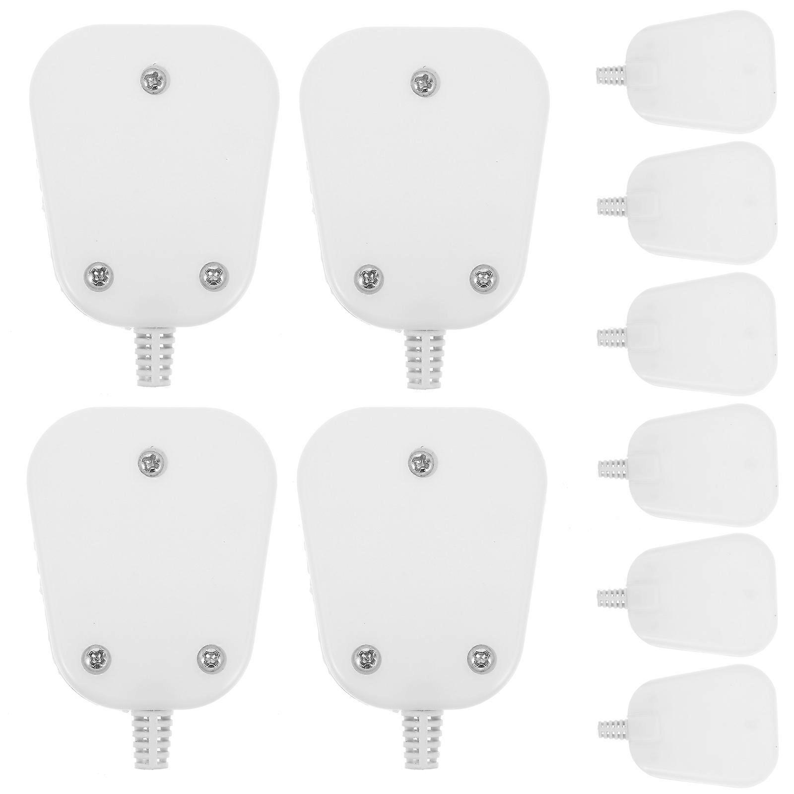 Plastic Electrical Junction Box for Wire Joint in White 40Pcs Set