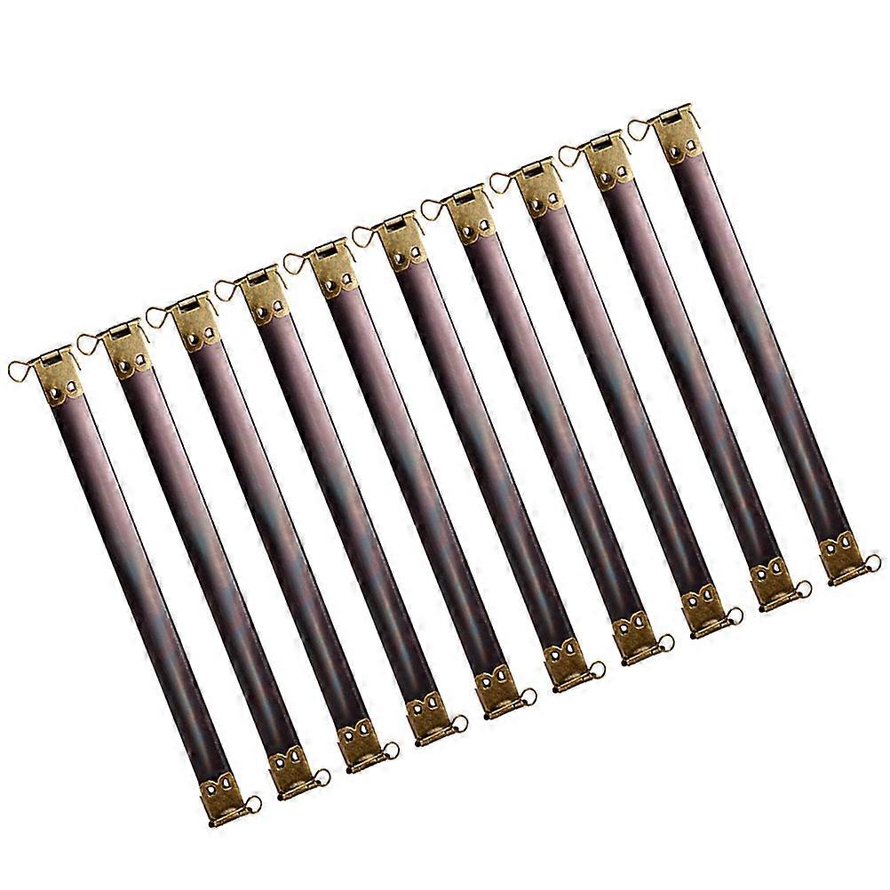 Black Metal Internal Flex Frames for Handbag Hinges DIY 10Pcs Pack