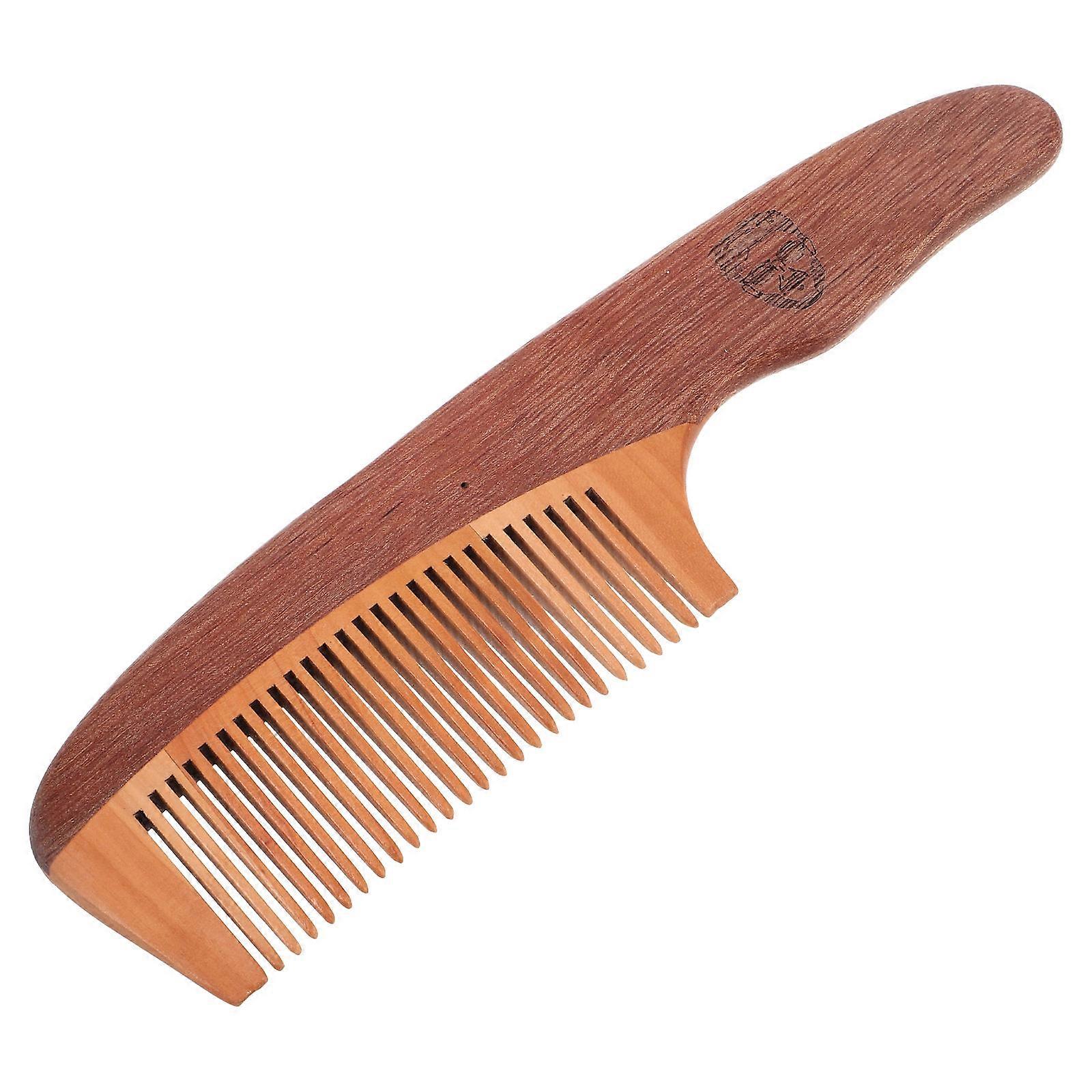 Wooden Beard Comb for Beard Grooming 4Pcs Wide Tooth Styling Comb for Men