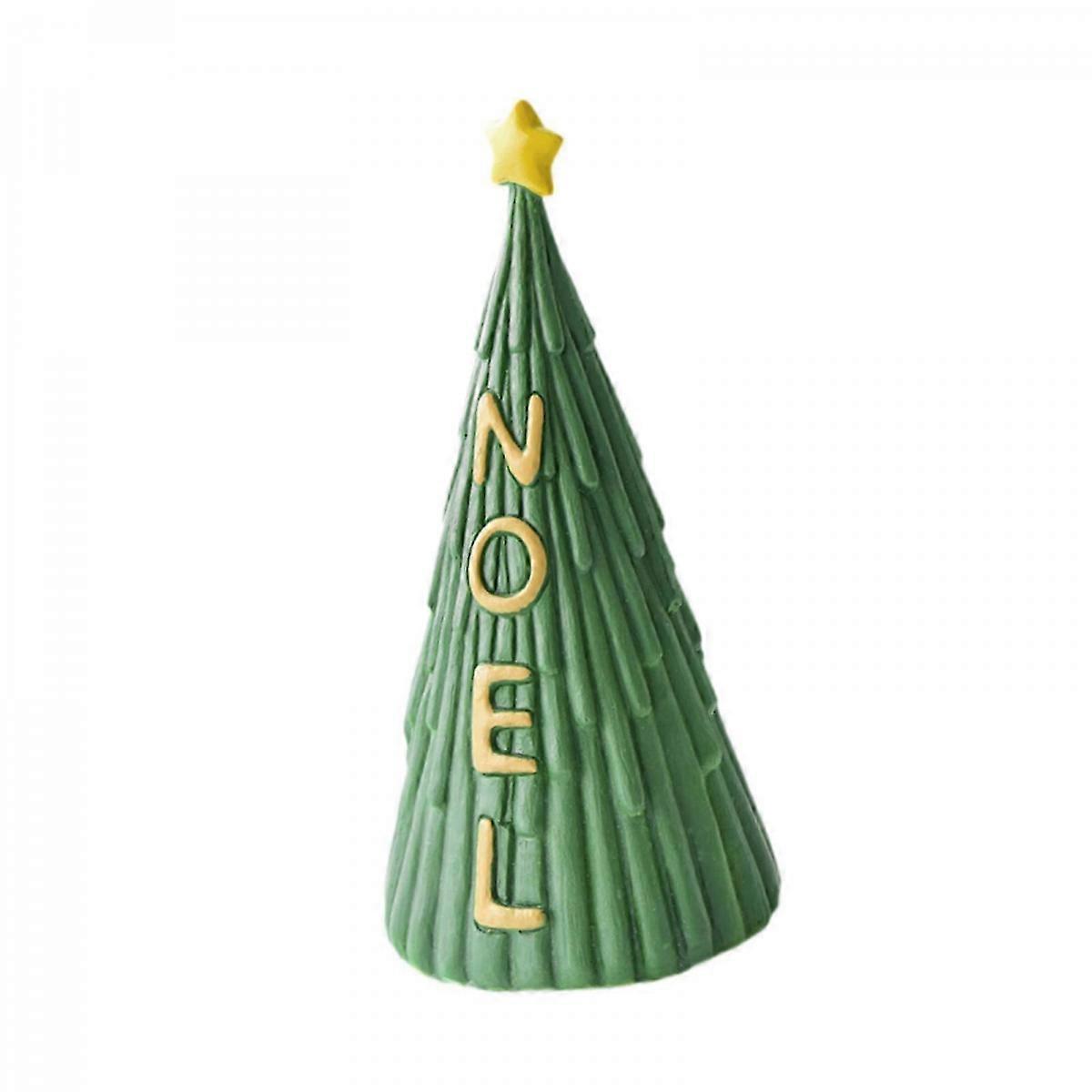 Christmas Tree Statue Green Tabletop Ornament for Hallway Table Centerpieces
