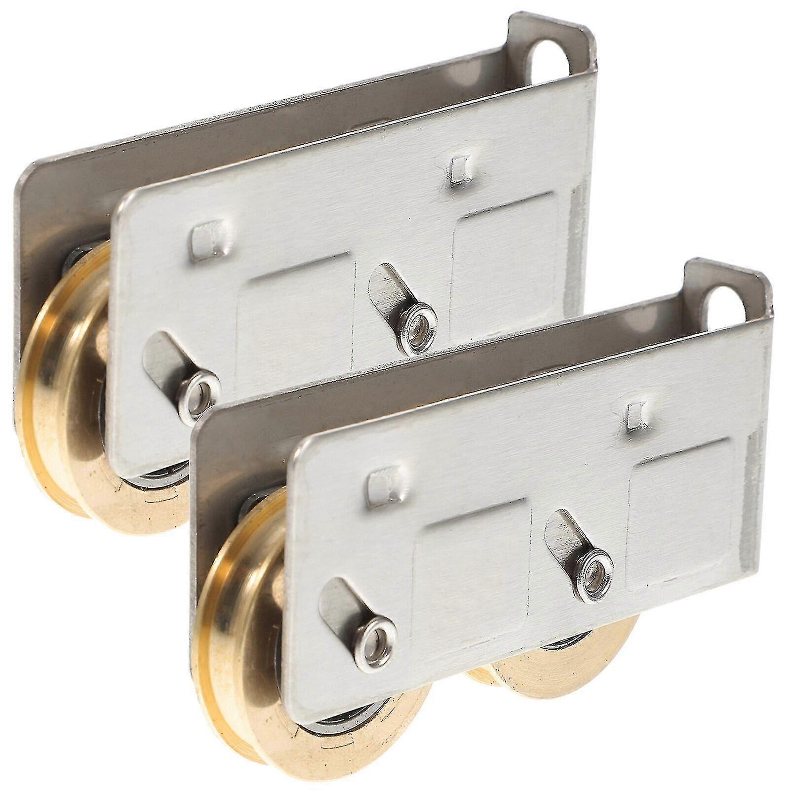 Patio Door Rollers, 2pcs Replacement Sliding Rollers for Sliding Glass Doors