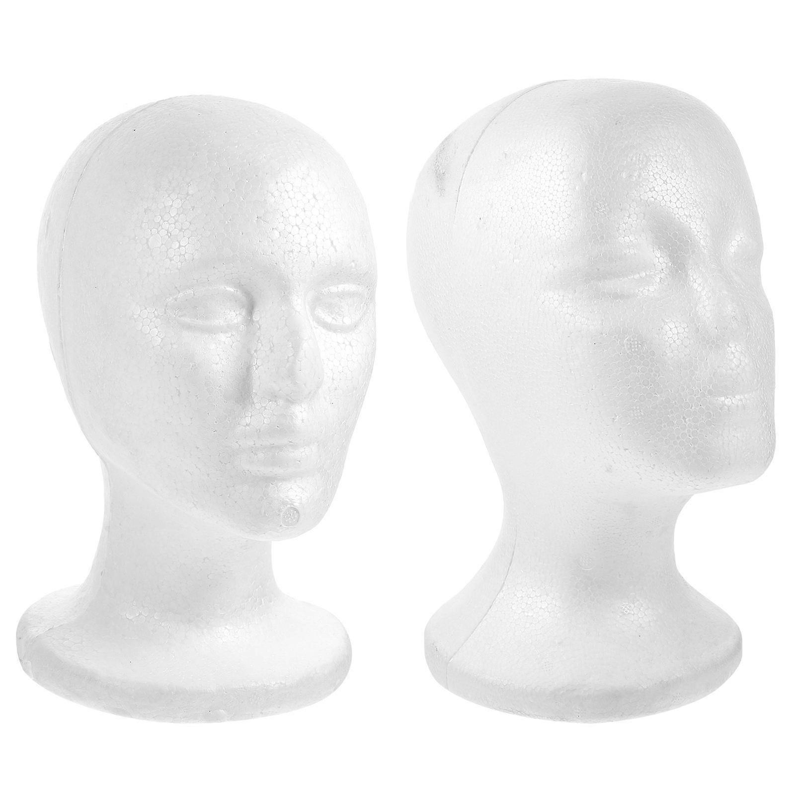Mannequin Head Foam Mold for Hat Display Including 4Pcs Foam Heads