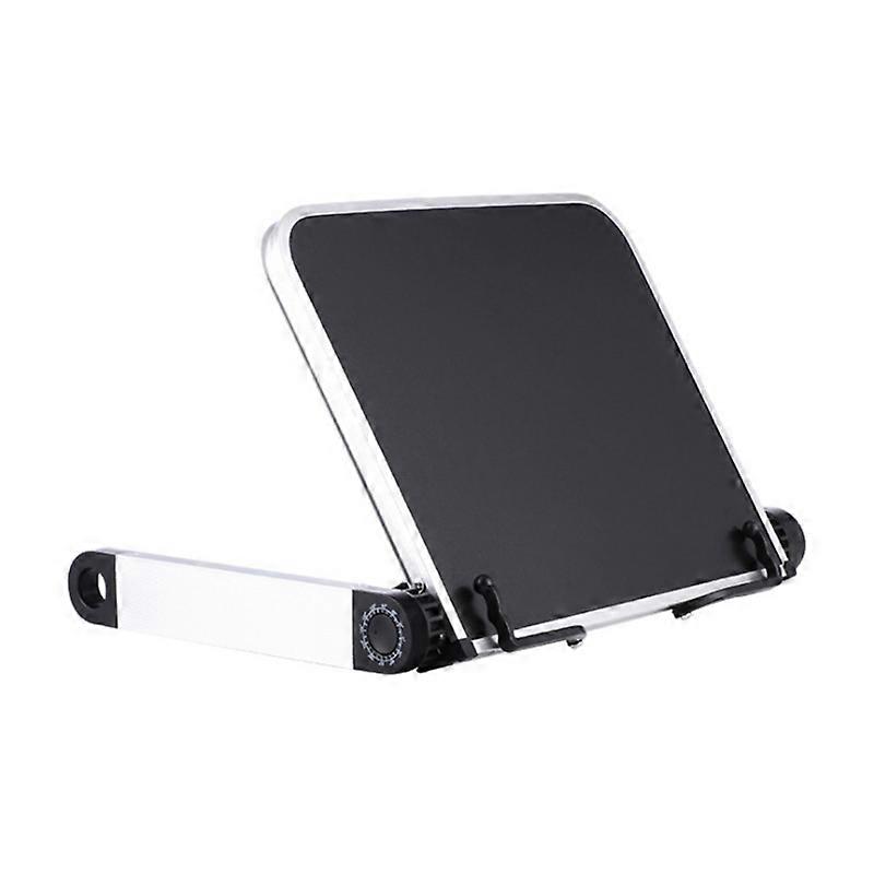 Foldable Reading Book Holder Bookcase Stand for Cookbook PC 360 Degree Adjustable Support Desk Organizer