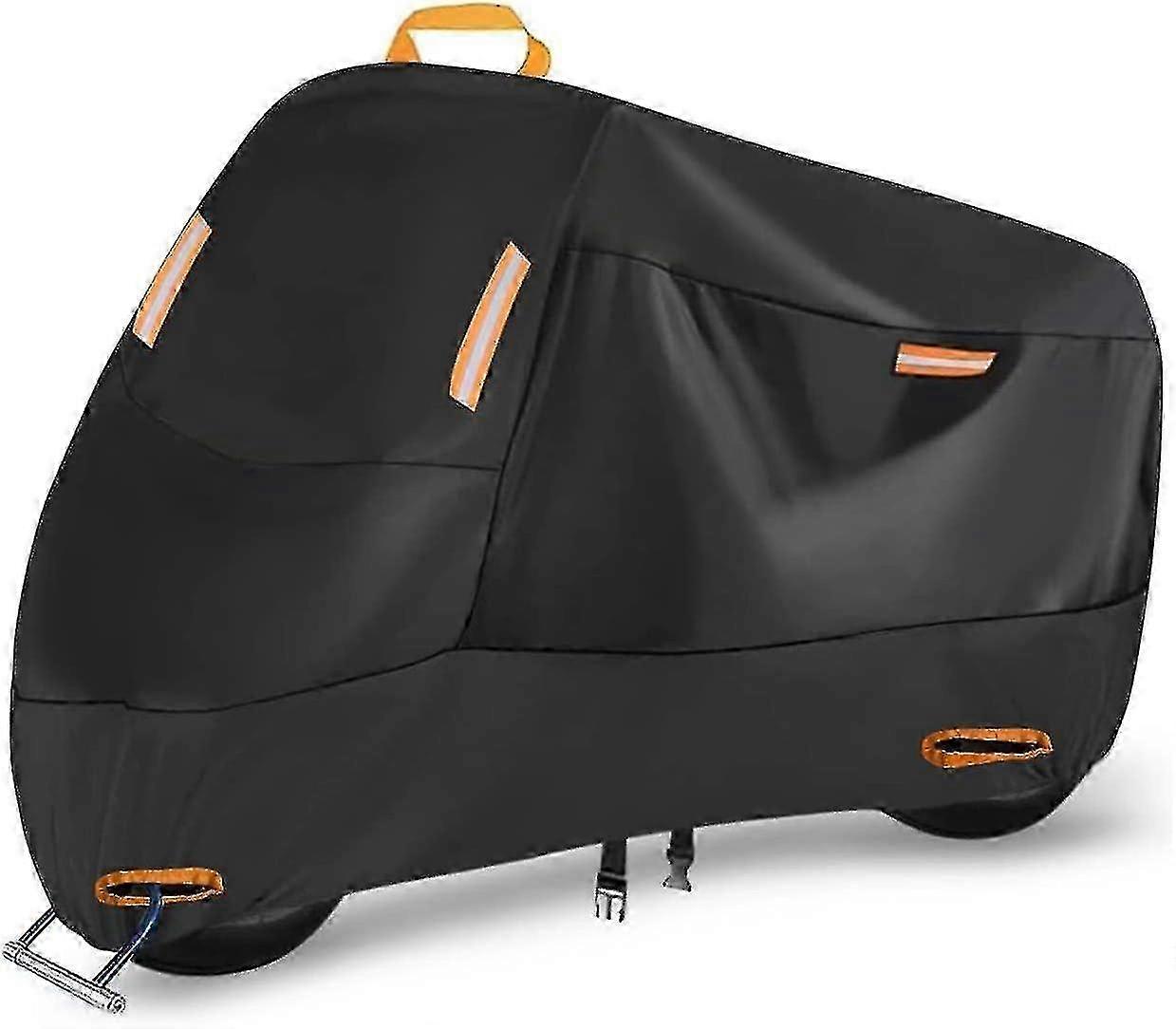 Waterproof Motorcycle Cover, Black, 200 * 90 * 100 Cm