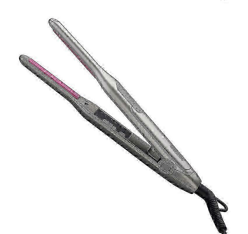 Fer à lisser à double usage pour hommes et femmes, styles bouclés et raides, conception d’attelle étroite