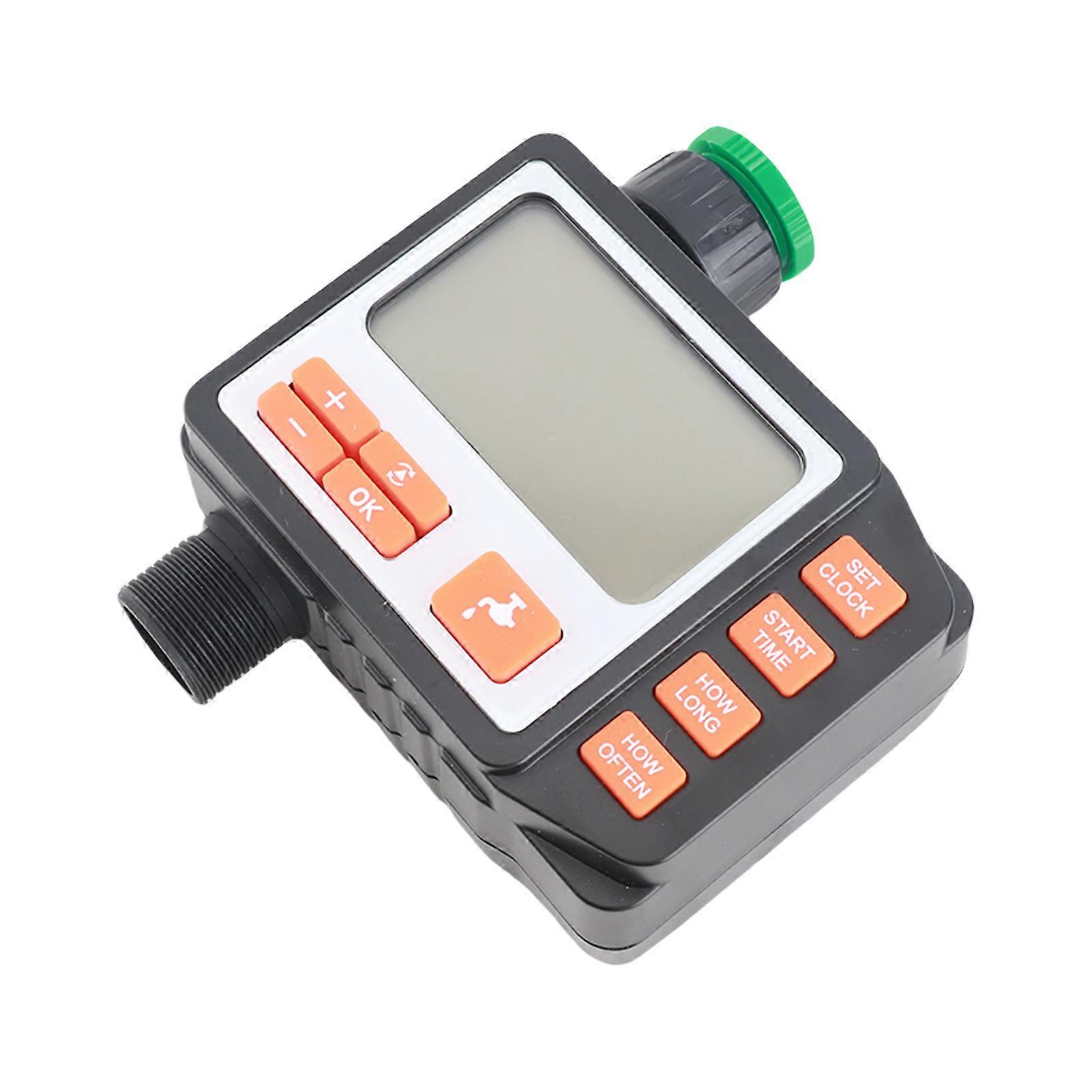 Drip Irrigation Kits Digital Water Timer Water Faucet Hose Timer Irrigation System Controller with Distribution Tubing Hose Adjustable Nozzles, Autom