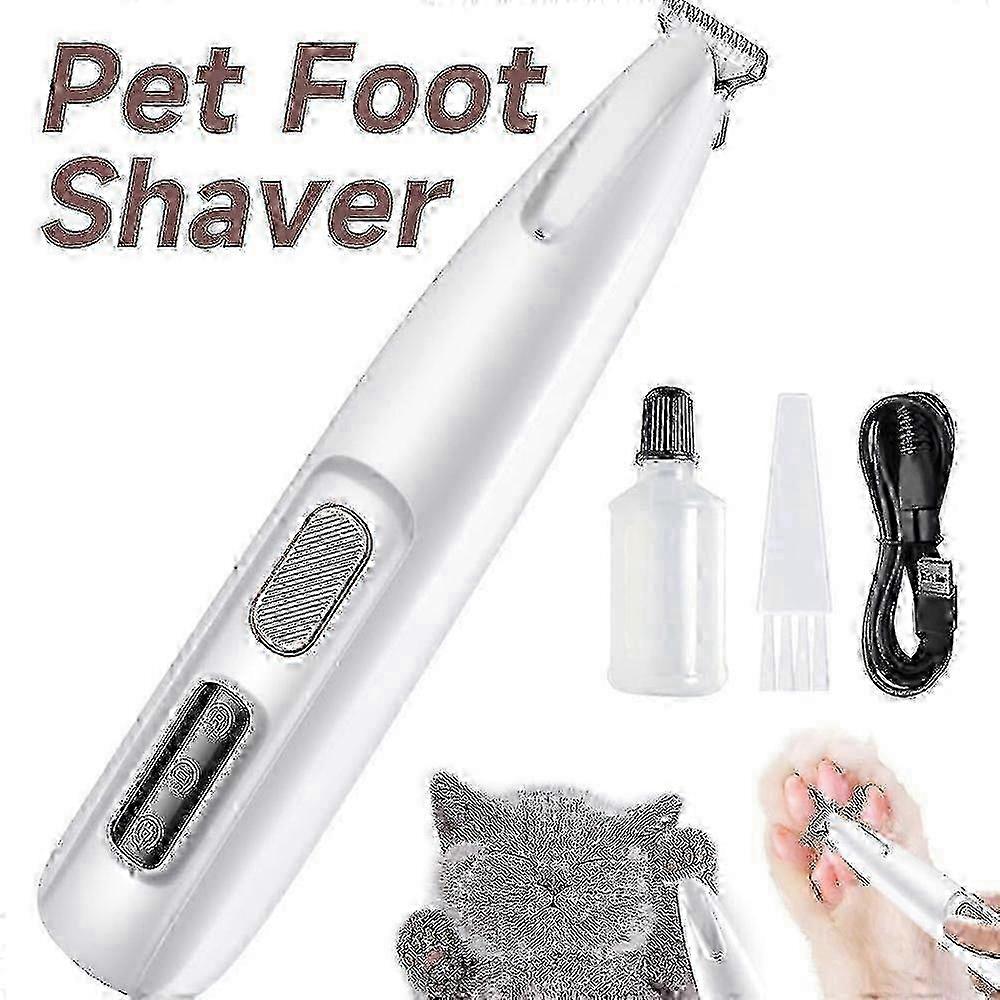 Pet Micro Precision Trimmer with Low Noise & Cordless Convenience for Dog Paw Hair Trimming & Rechargeable Function