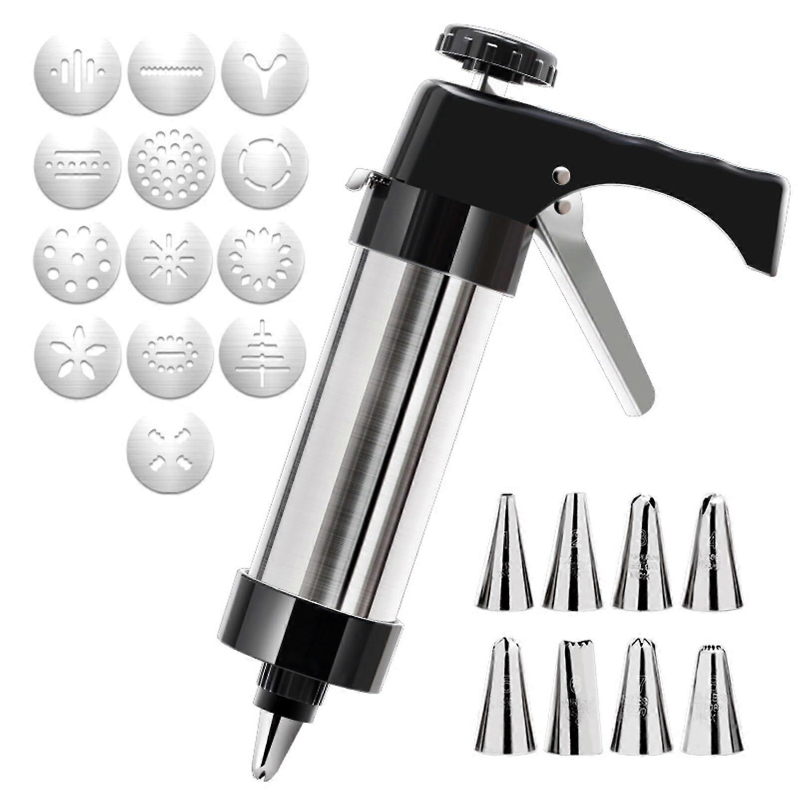 Piping Nozzle Piping Gun And Nozzle Cookie Gun For Cakes Cupcakes Model Baking Tool