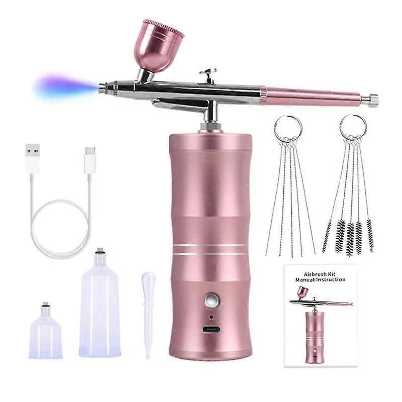 3 Gear Adjustable Airbrush Kit with Compressor Kit for Painting Model Makeup
