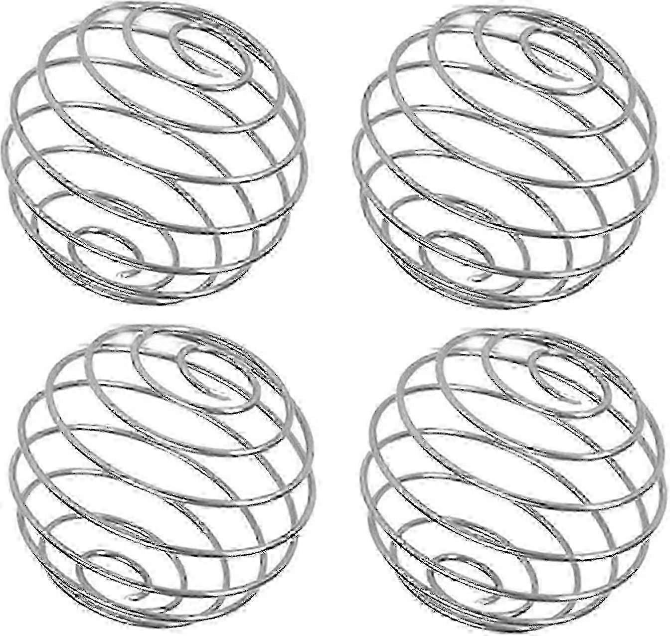4 stk. proteinshakerballer i rustfritt stål for miksing, vispballer for shakerkopp og -flaske HwyS
