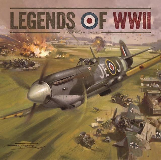 Legends Of Wwii Square Wall Calendar 202 Calendar Book