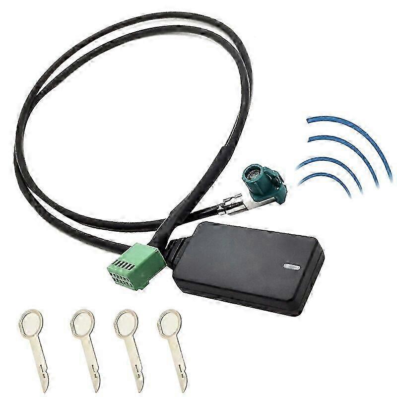 12 Pin 12V Car Wireless AUX Bluetooth 5.0 Adapter Hands Free Auto Bluetooth Car Kit o Cable for  A3 A4 B8 B6 A6 C6 B7 C6