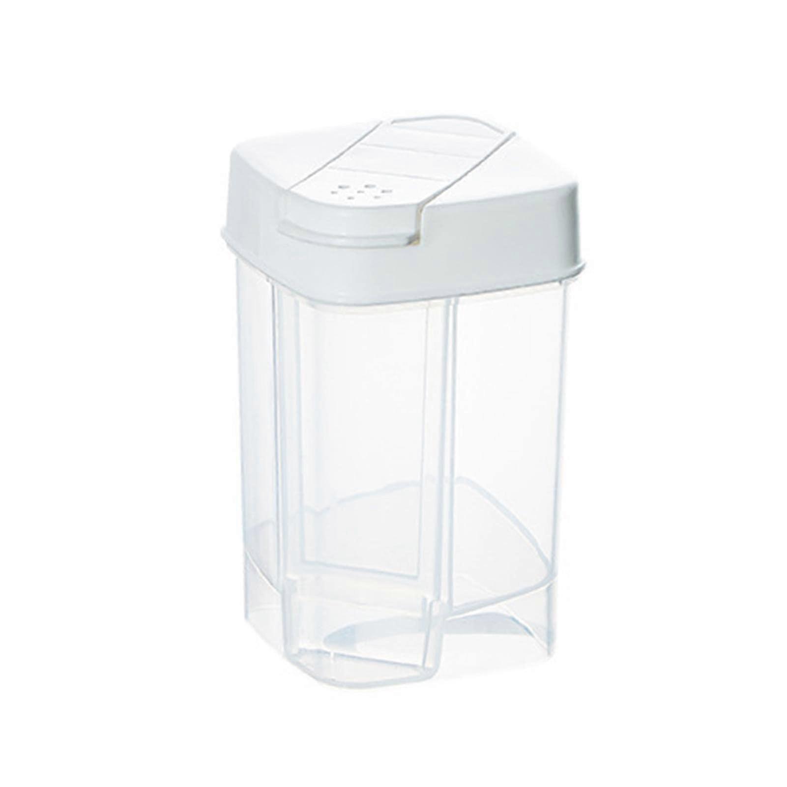 Spices Containers with Lids, Double Lid Seasoning Jar, Food Grade Leakproof Empty Spice Bottles For Spices Sugar Pepper