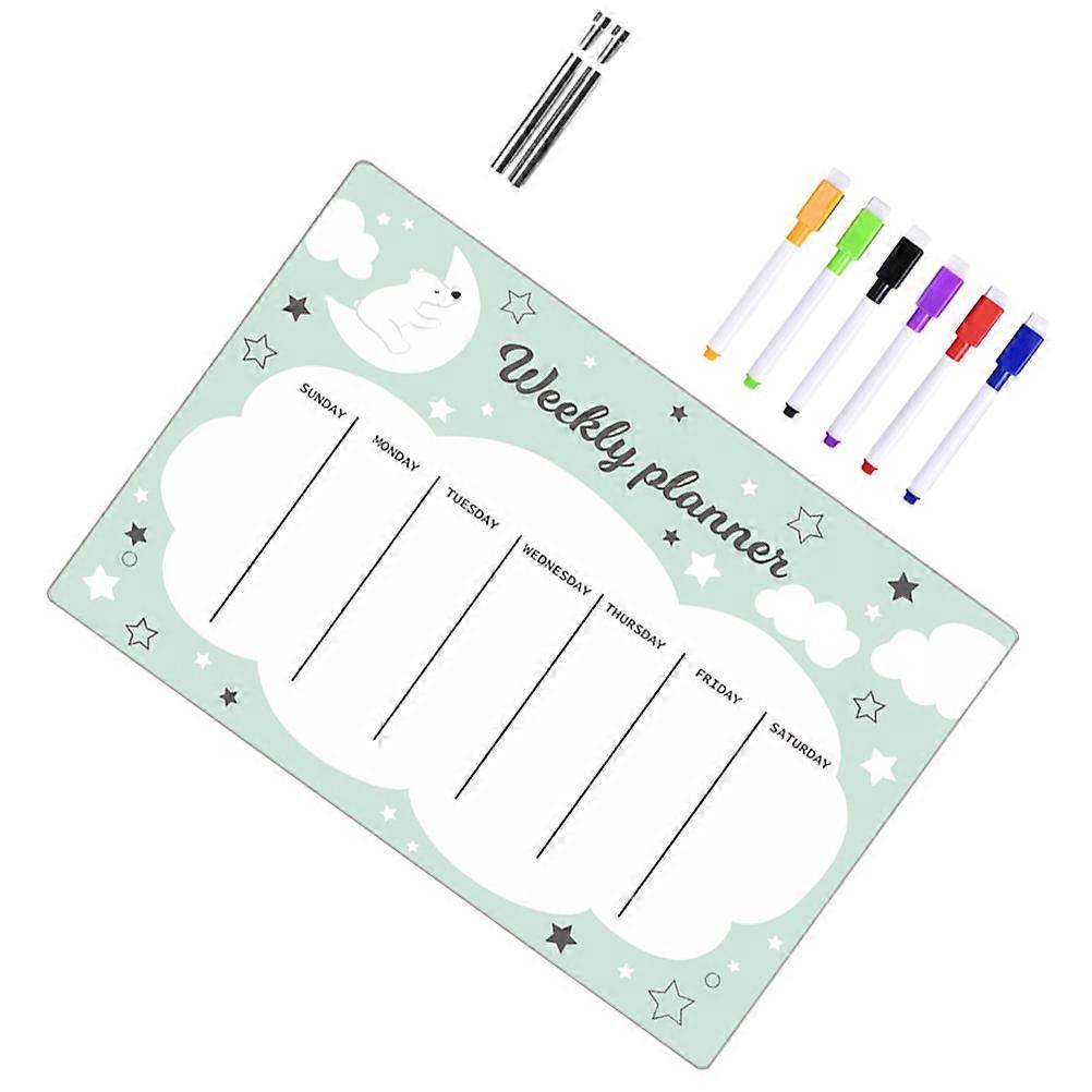 Transparent Message Writing Board Office Vertical Acrylic Calendars Desk Tableta Escritura to Do List