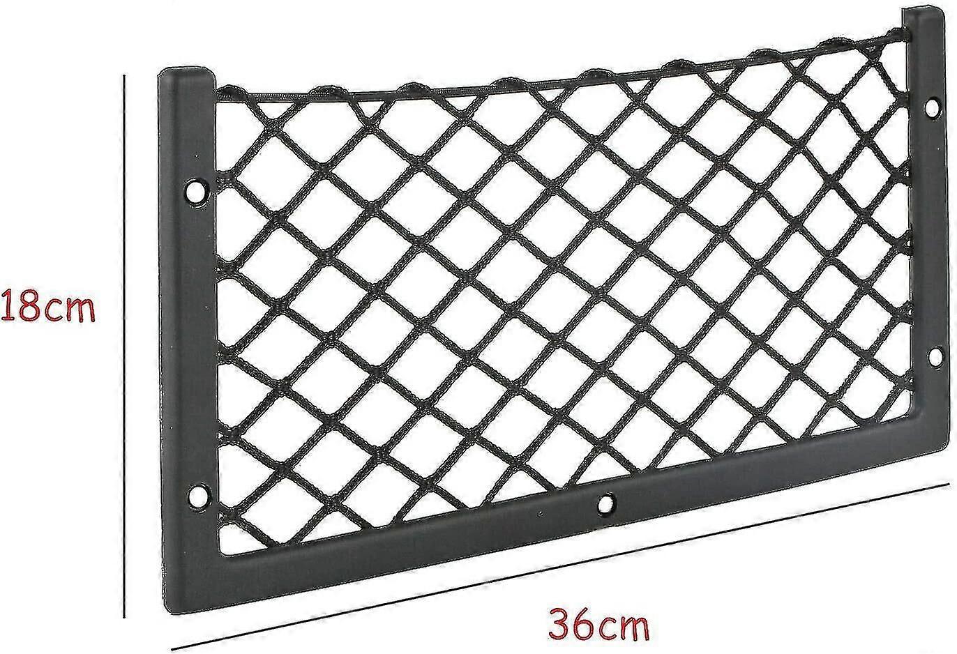 Σύνολο 3 ελαστικών διχτυών αποθήκευσης - τοποθέτηση τοίχων για το αυτοκίνητο, τροχόσπιτο, Motorhome