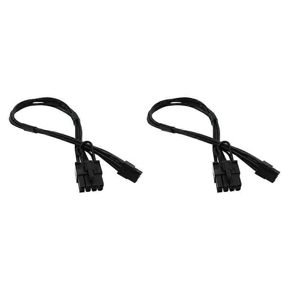 Mini 6-Pin to 8-Pin PCIe PCI-E Video Card Power Cable for Pro Tower (Pack of 2)