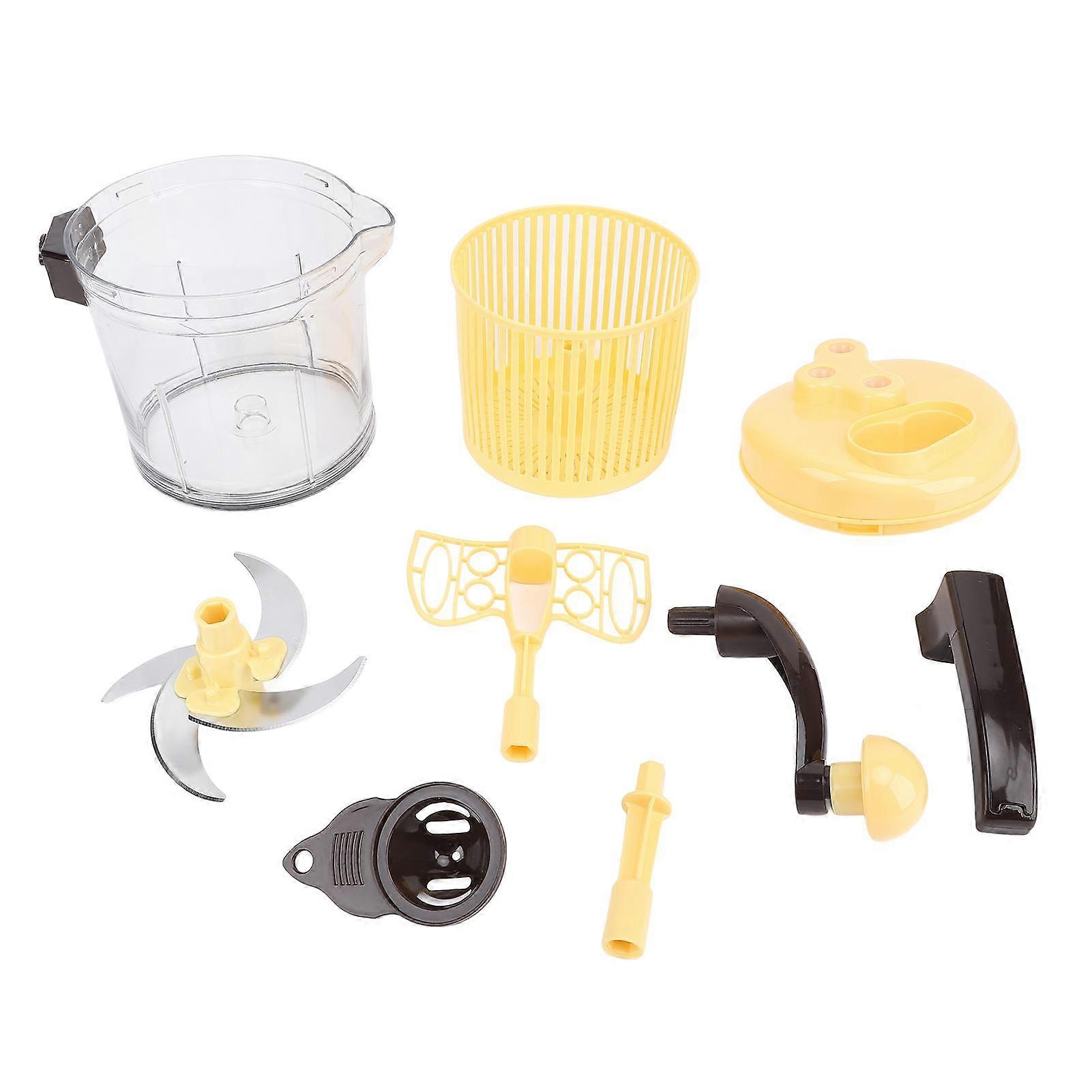 Food Processor with Filter Basket 2500ml Silent Three Gear Multi Functional Manual Meat Grinder