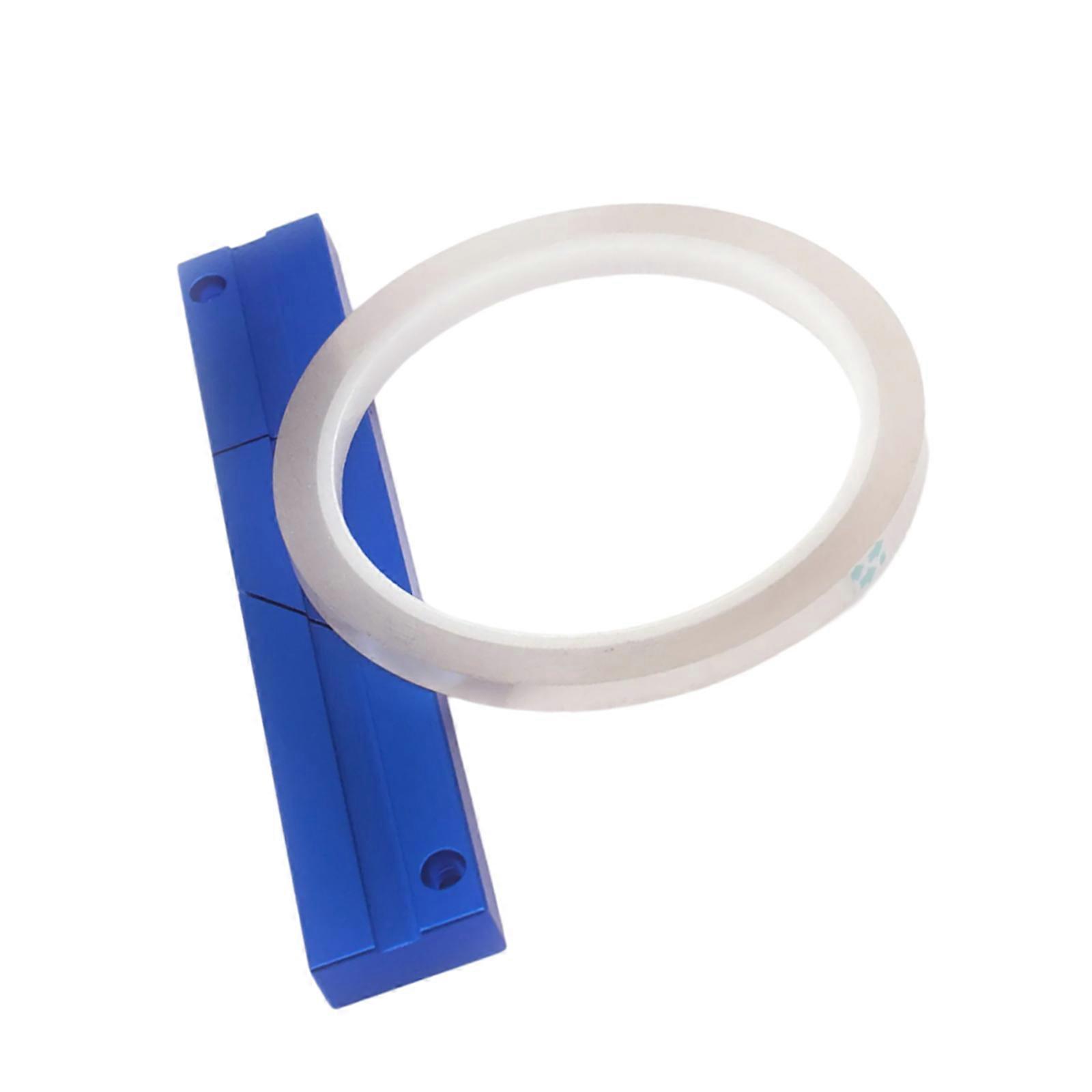 1/4 10Inch Tape Splicing Set and Leader Tape Splicing Block Kit Metal Professional Tape Splicing Block for Open Multicolor