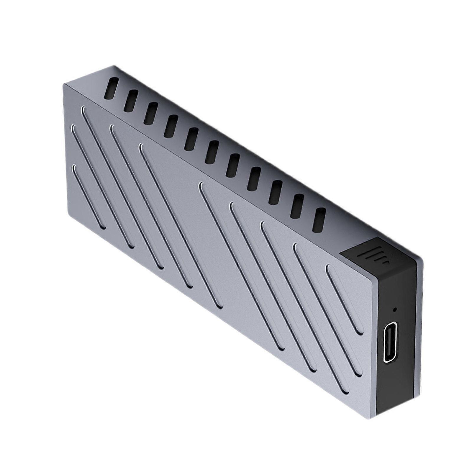 M.2 NVME Portable Enclosure Externally Adapter Case Aluminium Hard Drive Disk Box Enclosure 10Gbps Data Transfer for PC Multicolor