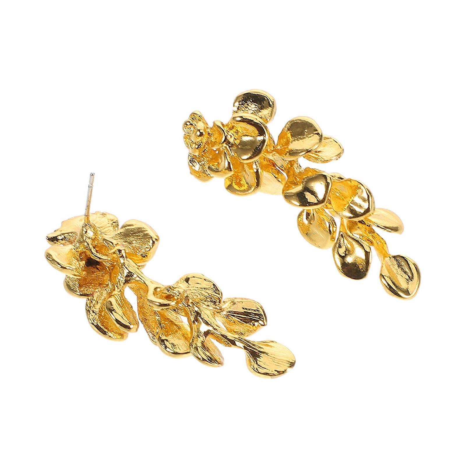 Ear Ring Gold Dangle Earrings with Unique Charm for Decoration