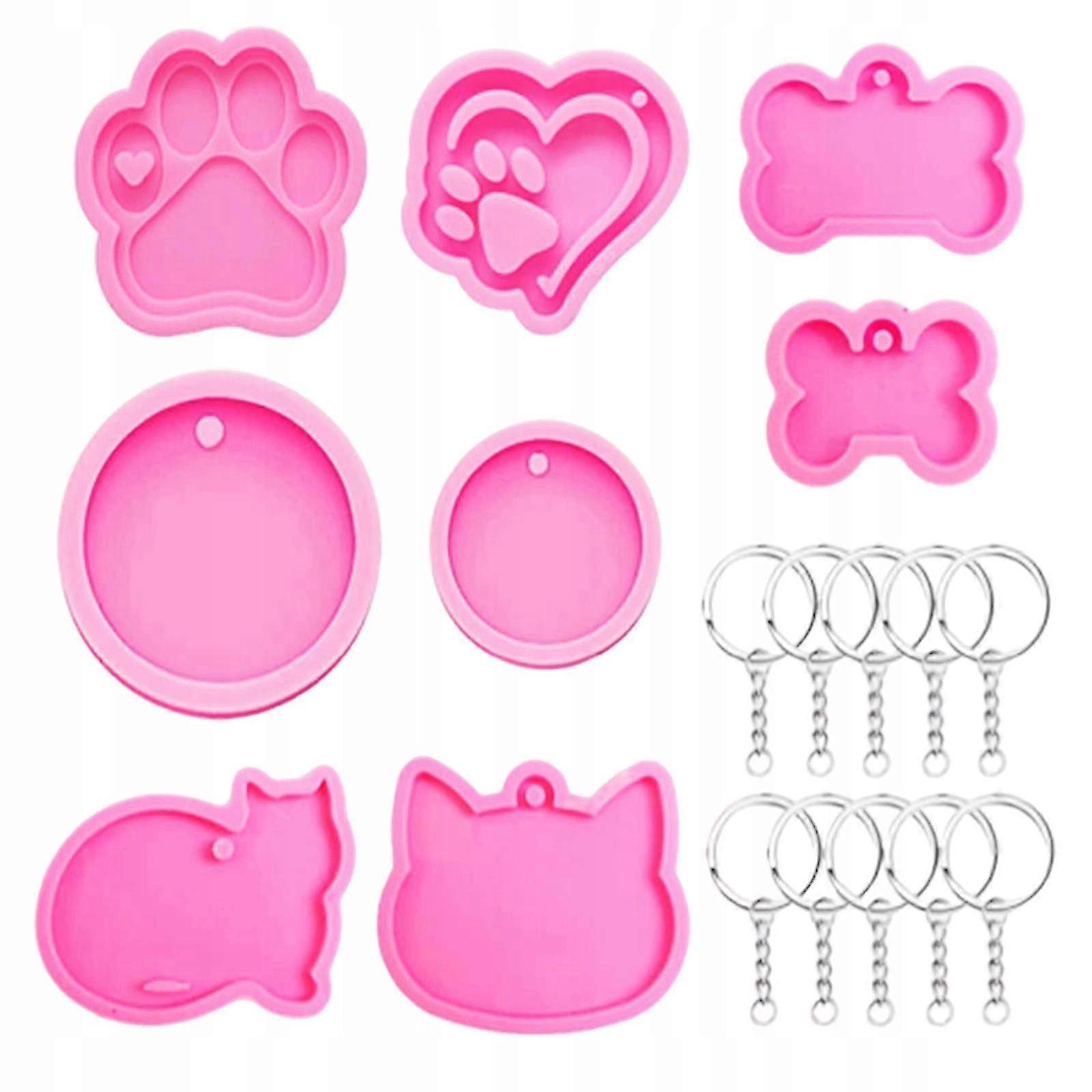 Dolity Silicone Bone Keychain For P