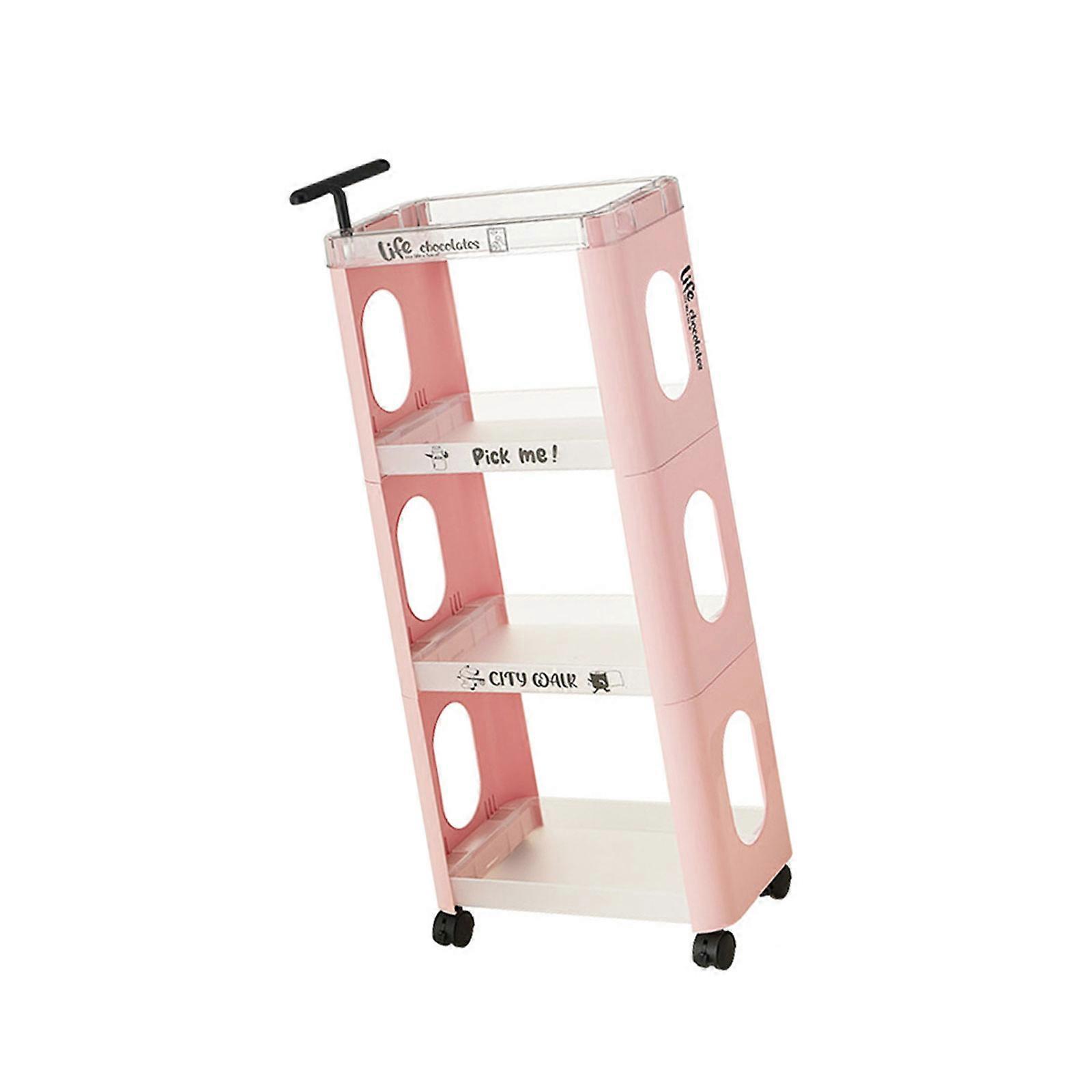 Multiple Tiers Snacks Display Stand In Elegant Color for Organizing Snacks and Small Items Home Organization Daily Use  Pink