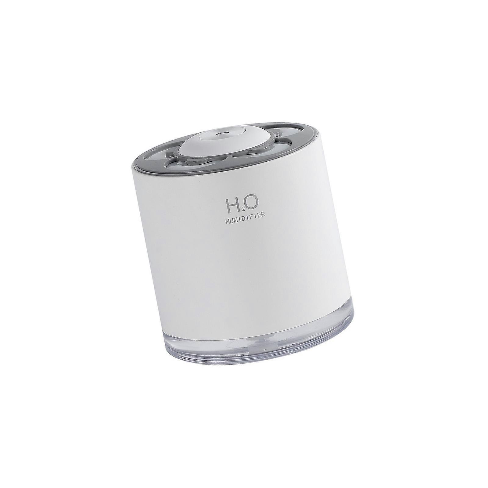 Large Humidifier For Office Bedroom Quiet USB Powered Permanent ABS Design  White