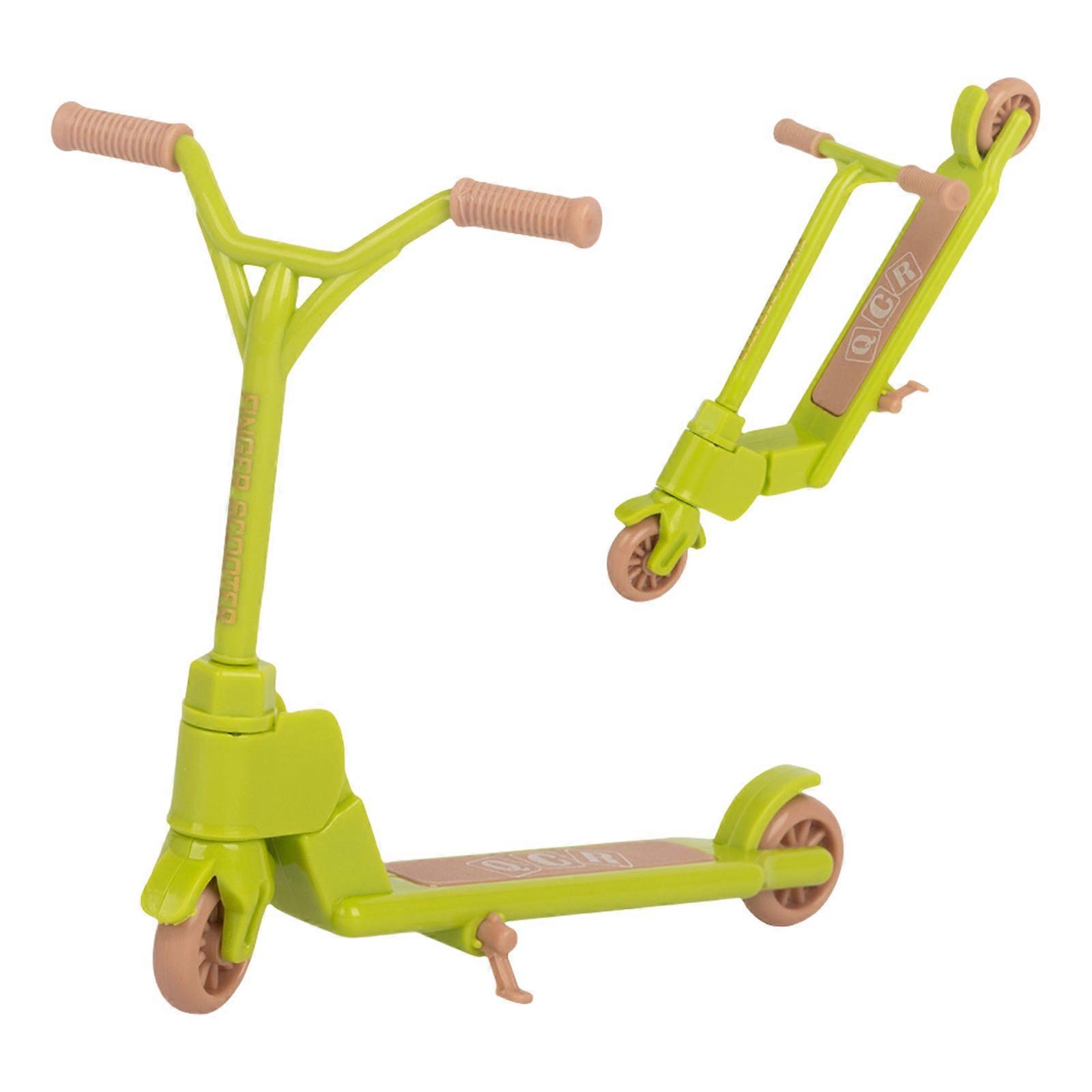 Multipurpose Foldable Finger Skateboard with Stand Up Designs Portable and Space Saving Accessory for Outdoor Fun  Green