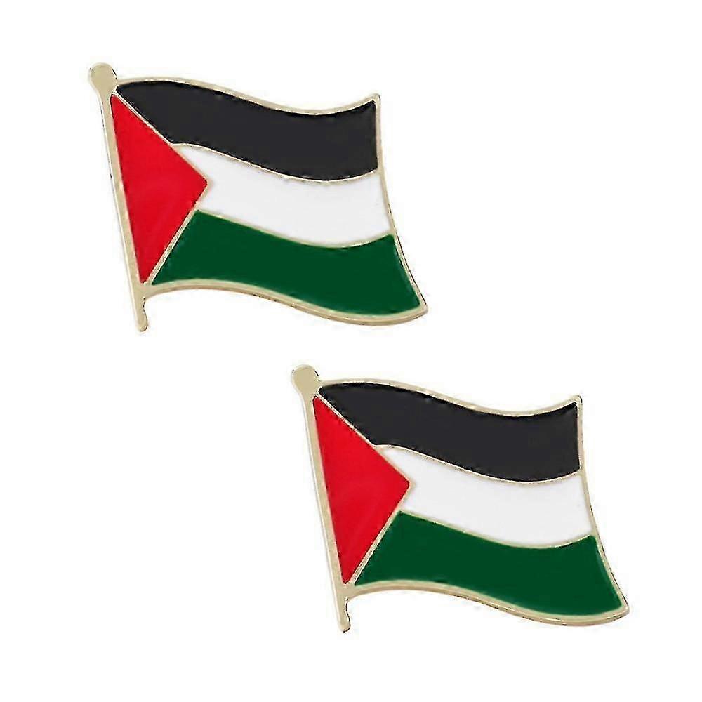 For Palestinian Badge - Enamel Flag Pins (2 - 10 pcs)