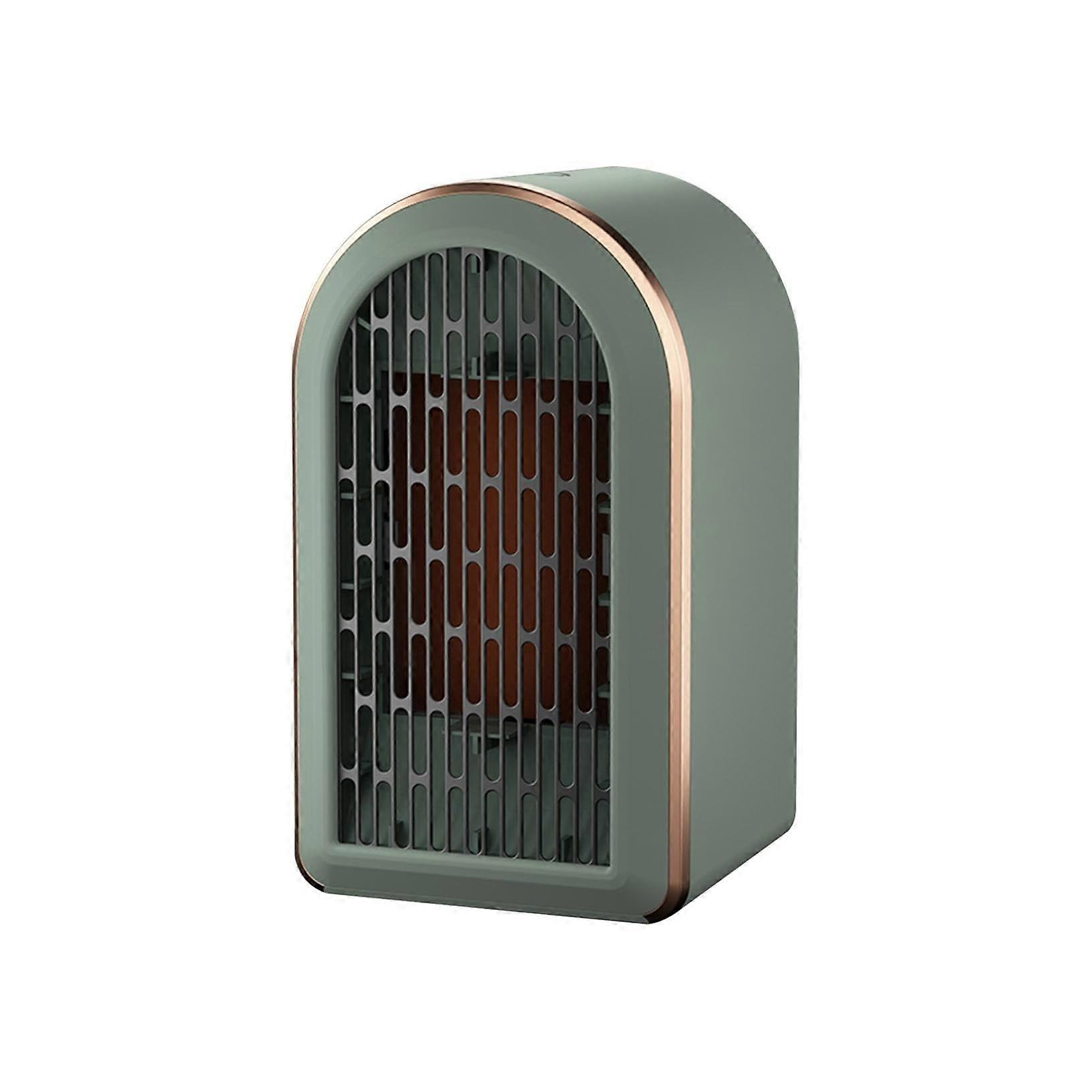 Portable Ceramic Space Heater with Fast Heating, Overheat and TipOver Protection for Office or Home Green