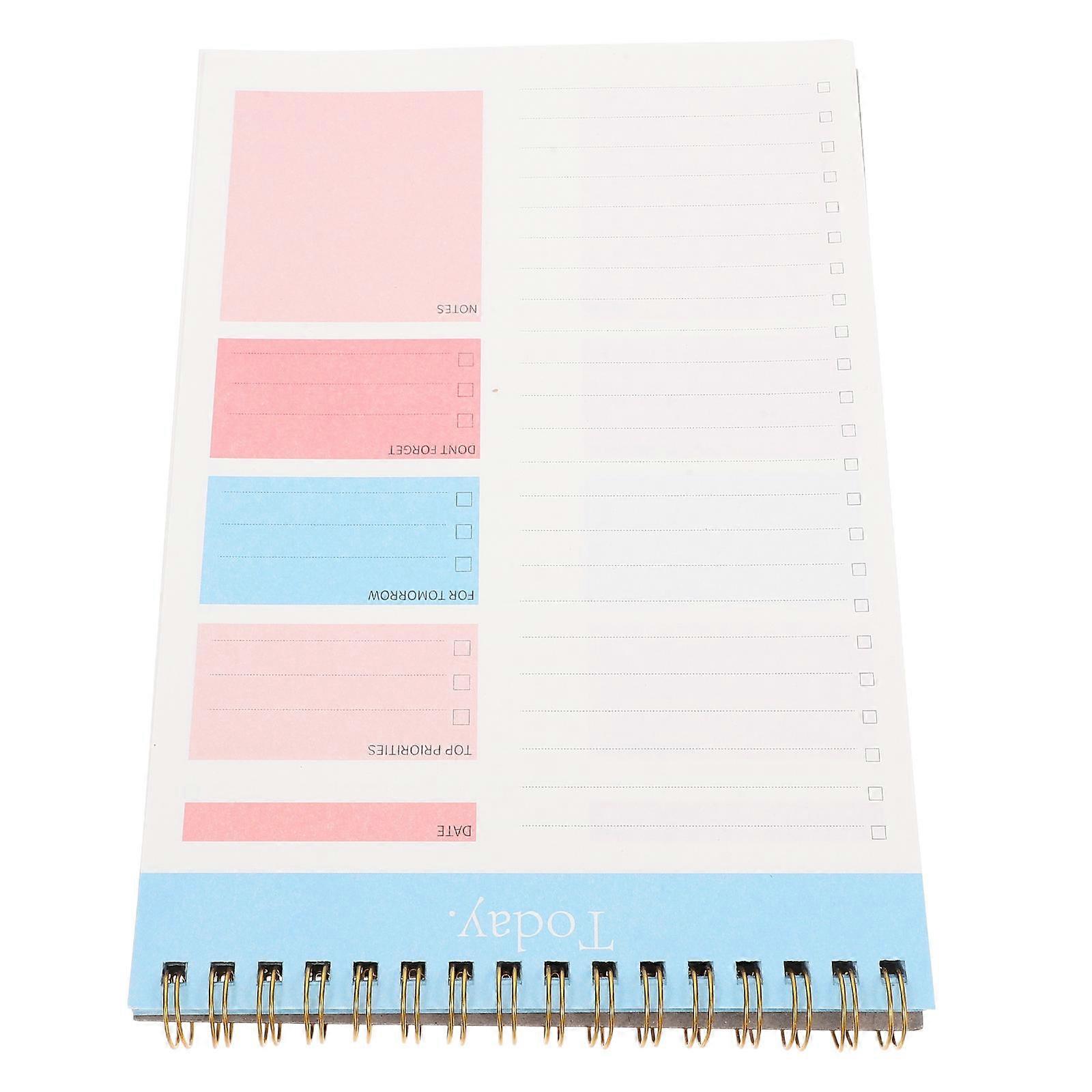 Daily Task Planner For Work Notepad Schedule Book Office Work A5 Time Planning 1Set