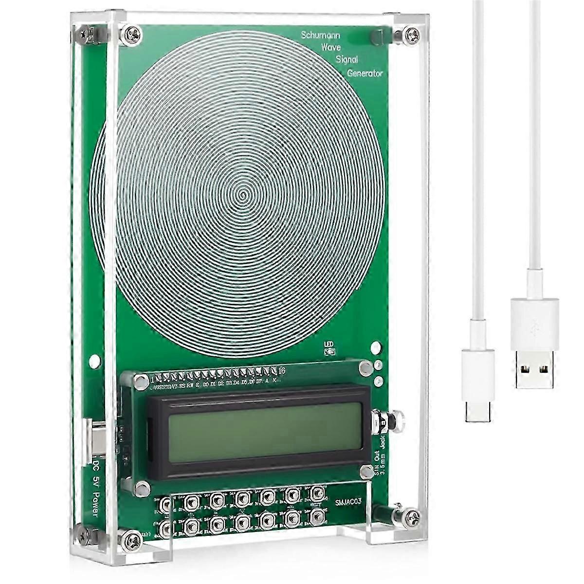 0.01Hz-10000Hz Adjustable Sine Wave Resonance Generator Ultra Low Frequency Generator Resonator Sound Frequency Machine Edition 1128